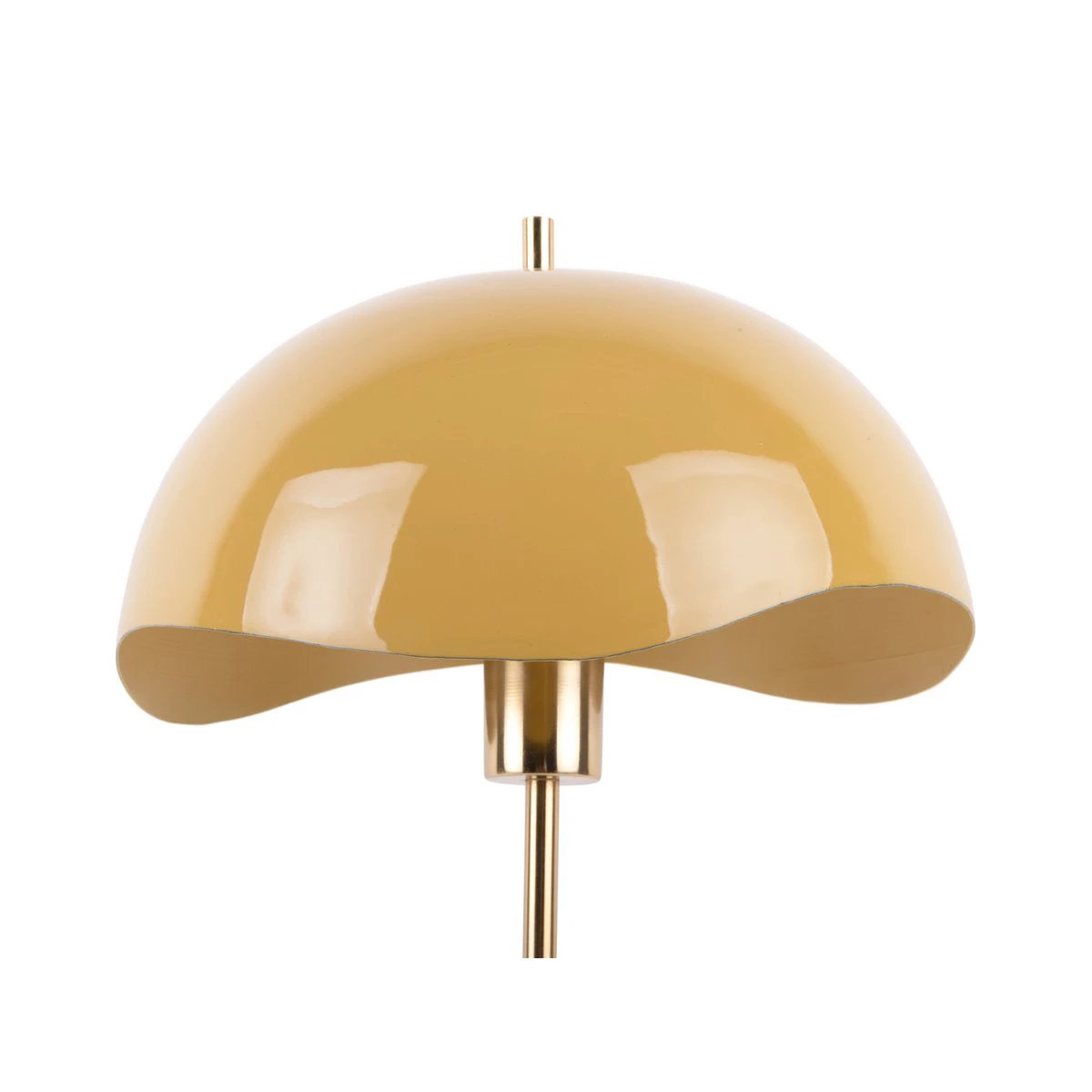 Tafellamp Wave Dome Geel by Leitmotiv