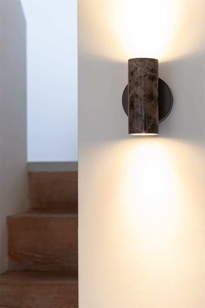 Wandlamp Tivoli, bruin