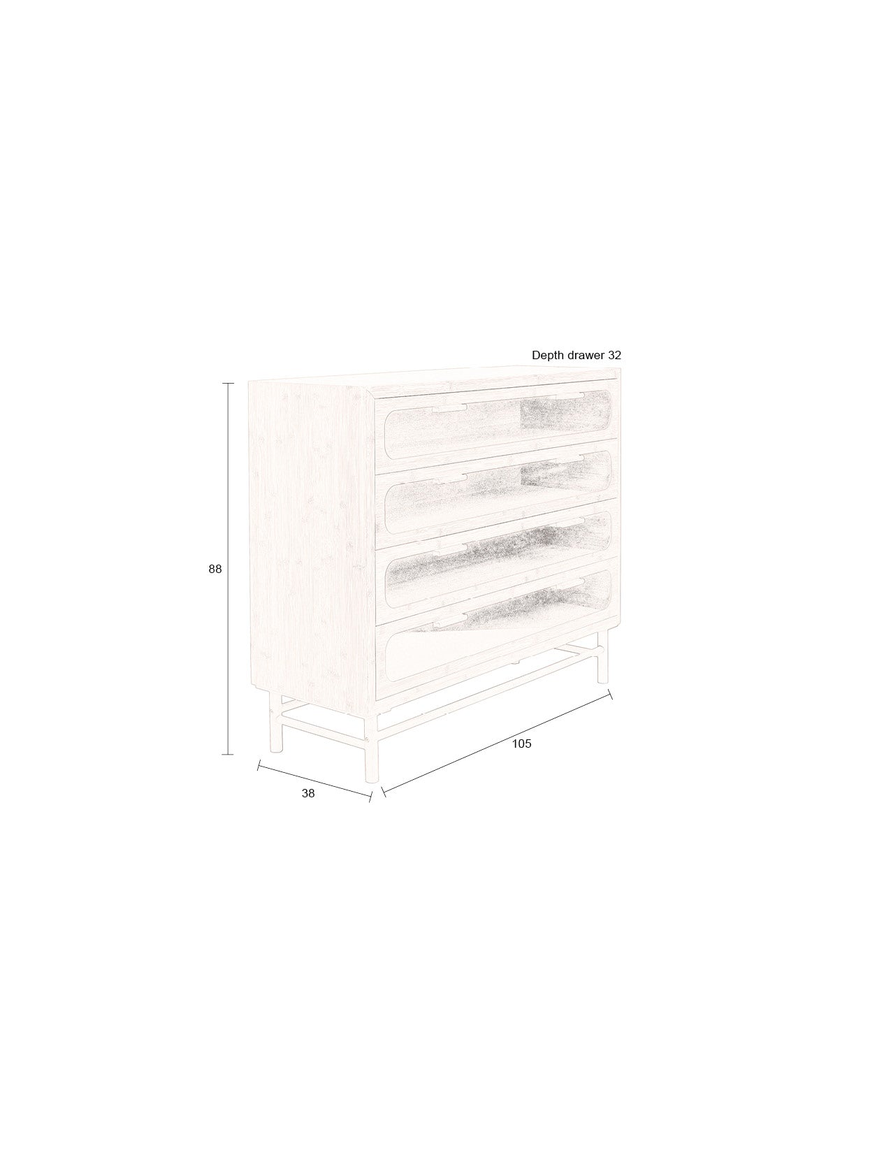 Drawer Caroun Wide