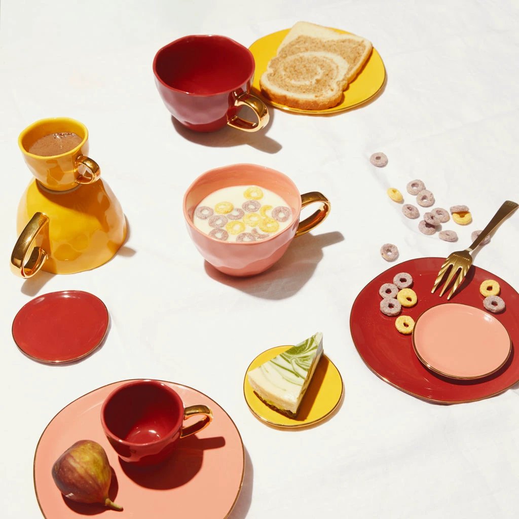 Good Morning kopje Cappuccino/Tea Burnt Coral by Urban Nature Culture