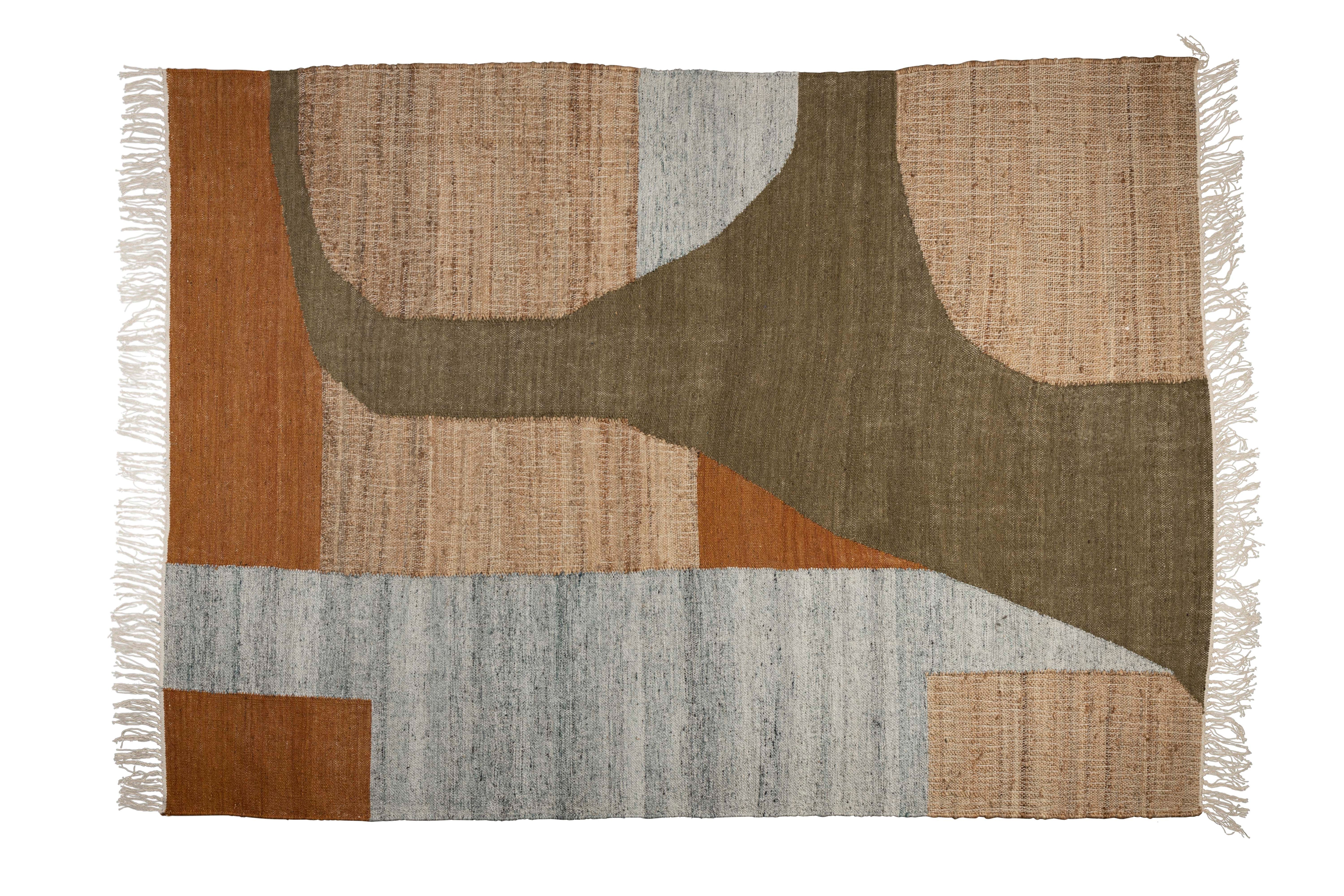 Carpet Pavilion 200x300 Natural Green Brown