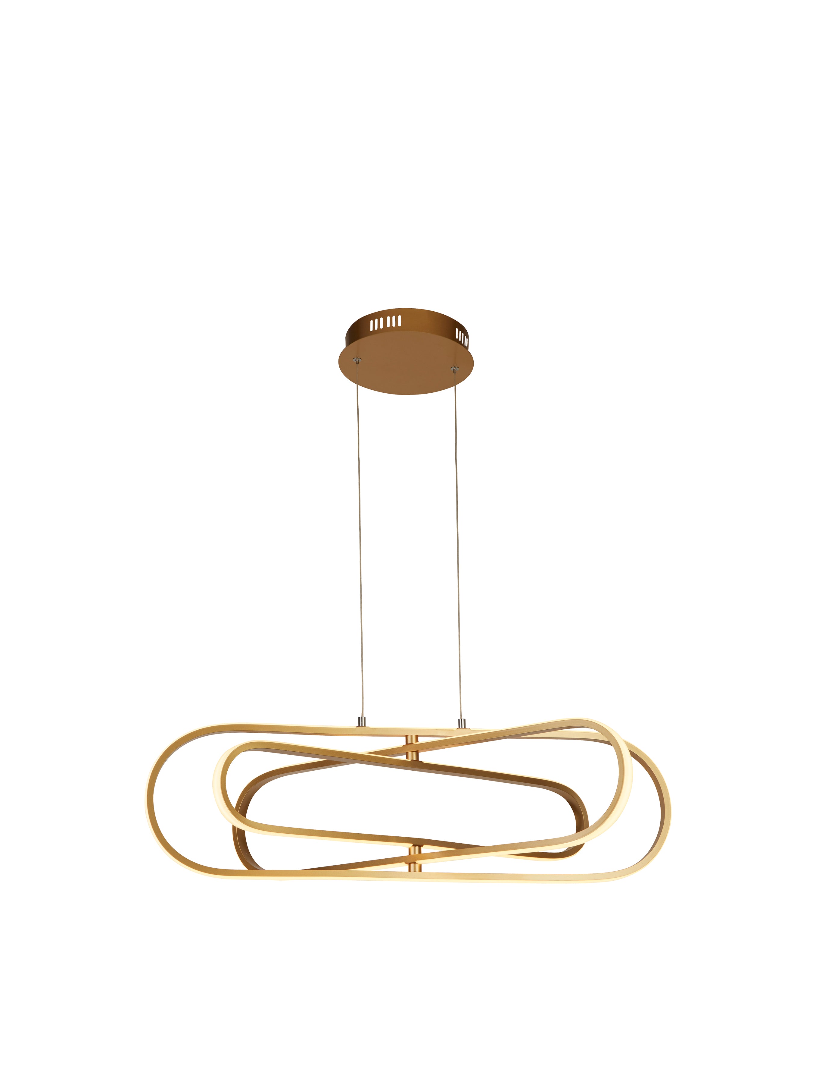 Clip Pendant - Gold Metal