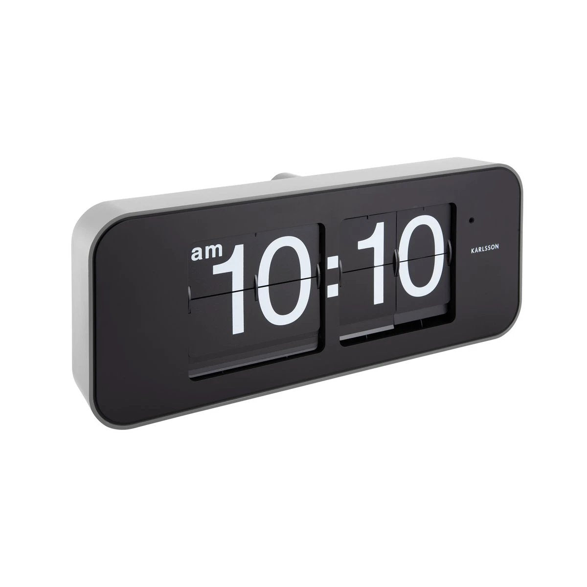 Wandklok Wide Flip Zilver by Karlsson