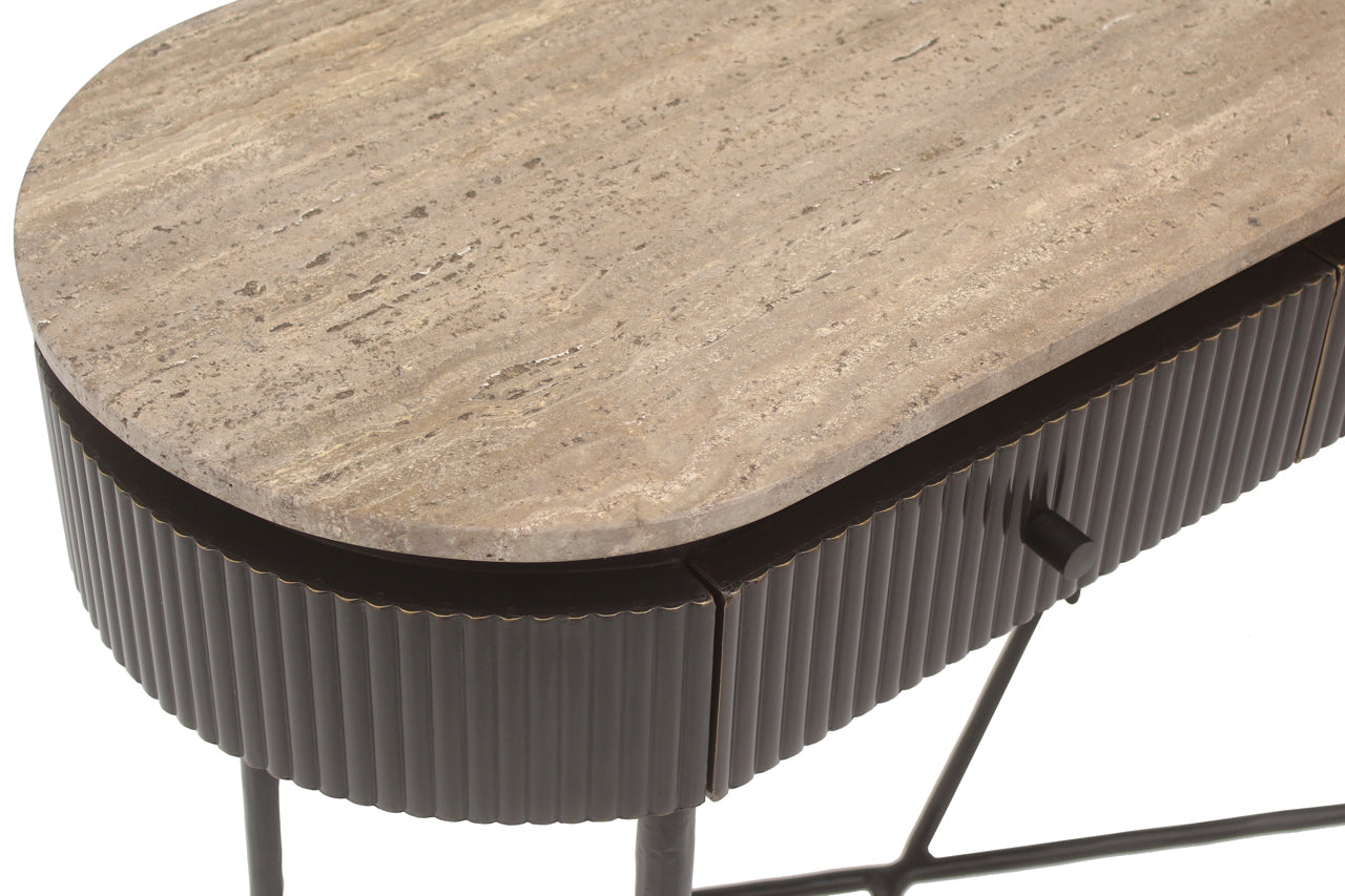 Consoletafel Russo bruin