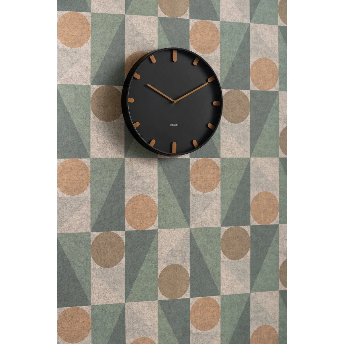Wandklok Grace Zwart by Karlsson