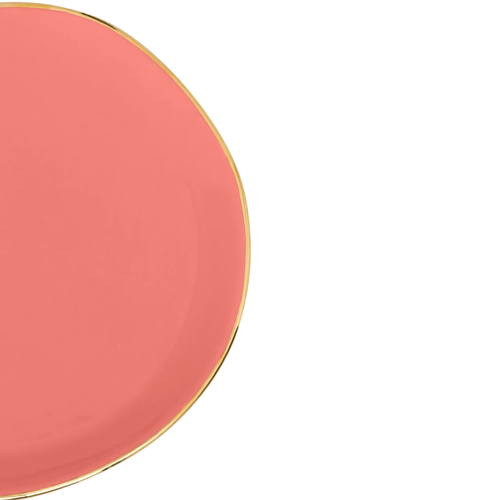 Good Morning bord Burnt Coral, Ø17 Cm by Urban Nature Culture