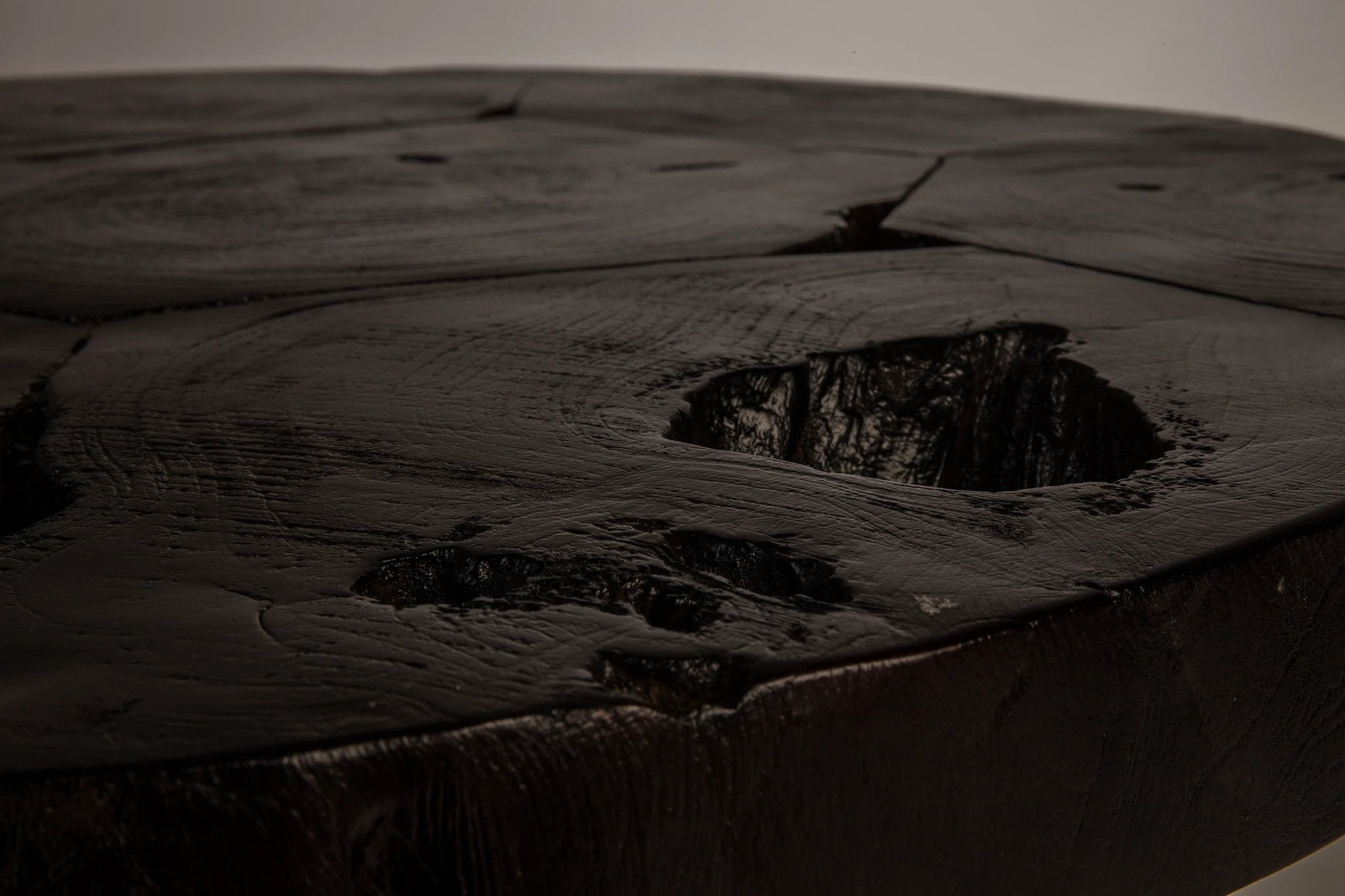 Bijzettafel Kraton Chocolate Black L by Dutchbone