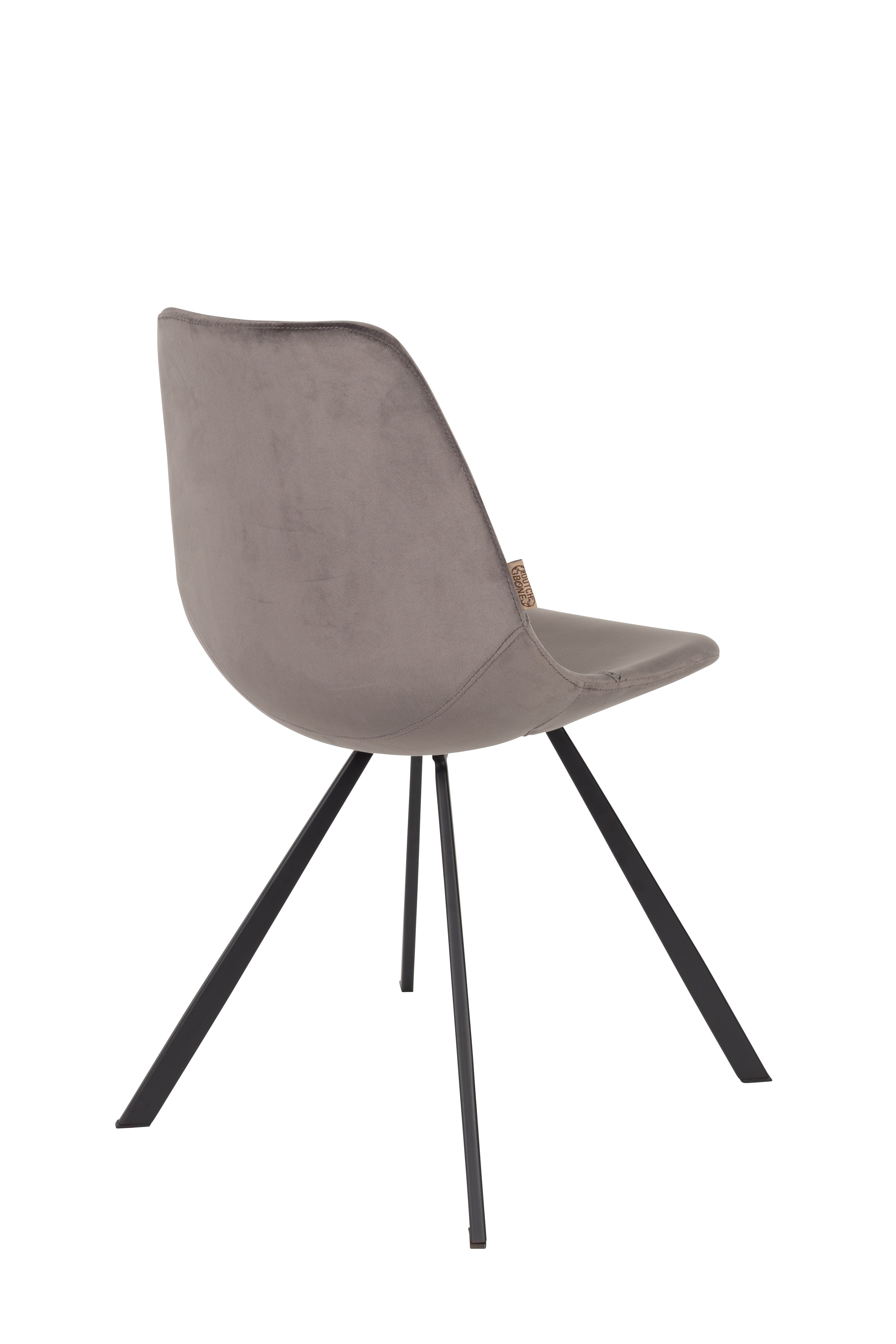 Chair Franky Velvet Grey