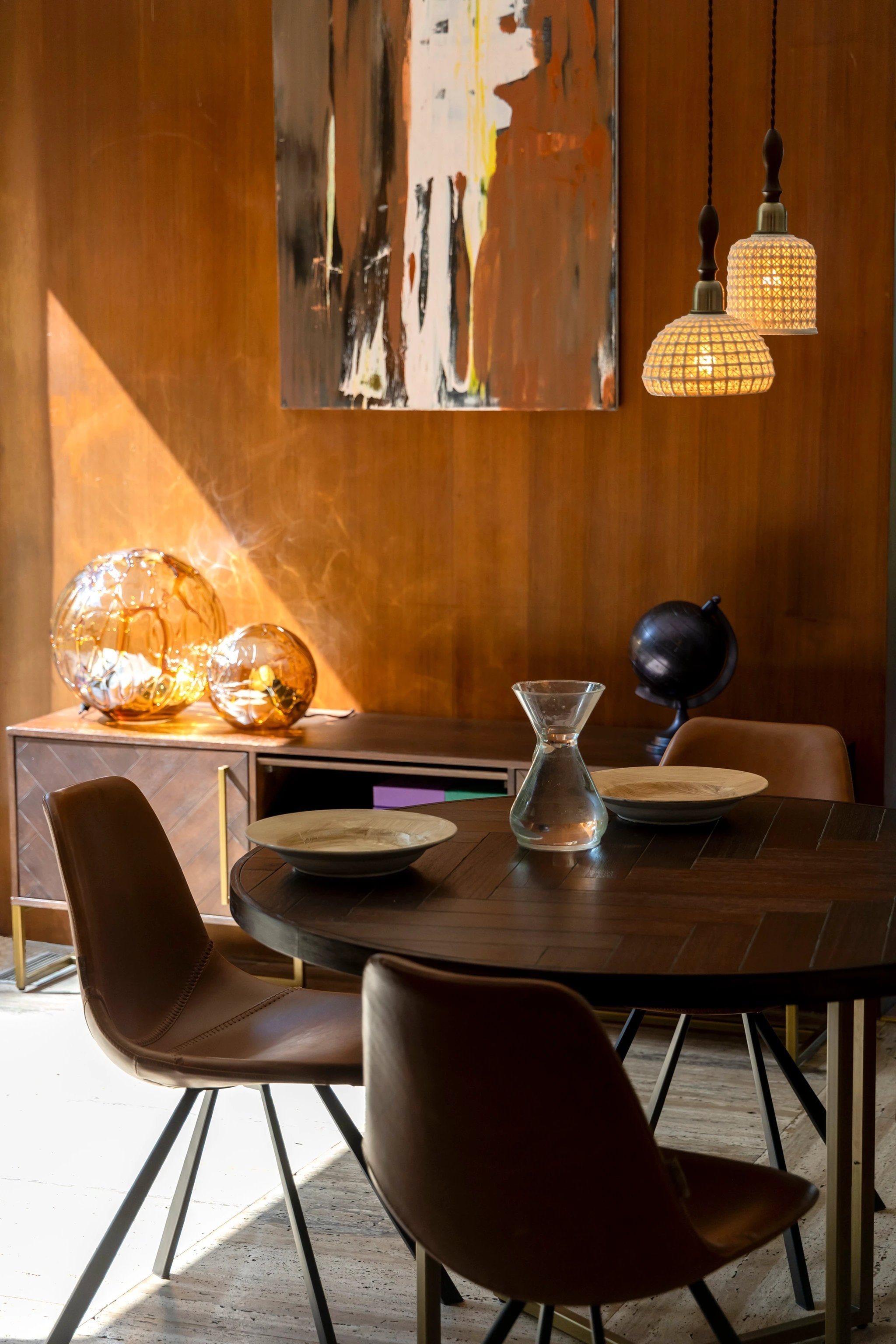 Eetkamerstoel Franky Brown by Dutchbone