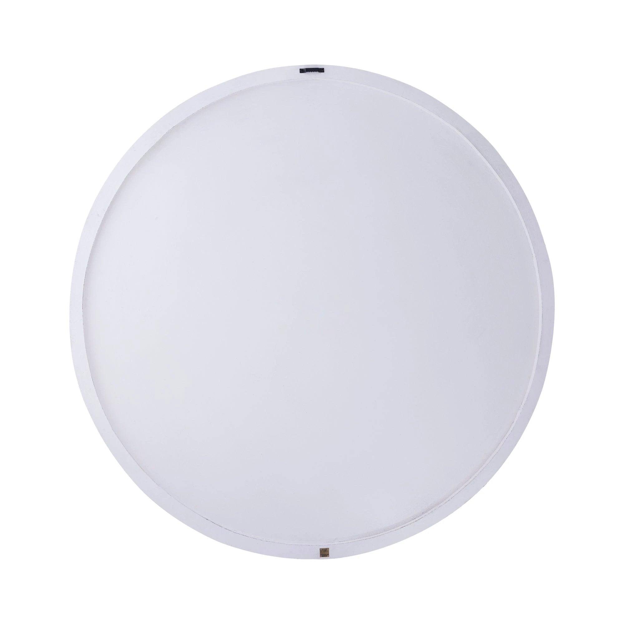 Wiktor Wit MDF rond wandpaneel met wervelmotief, maat M by PTMD