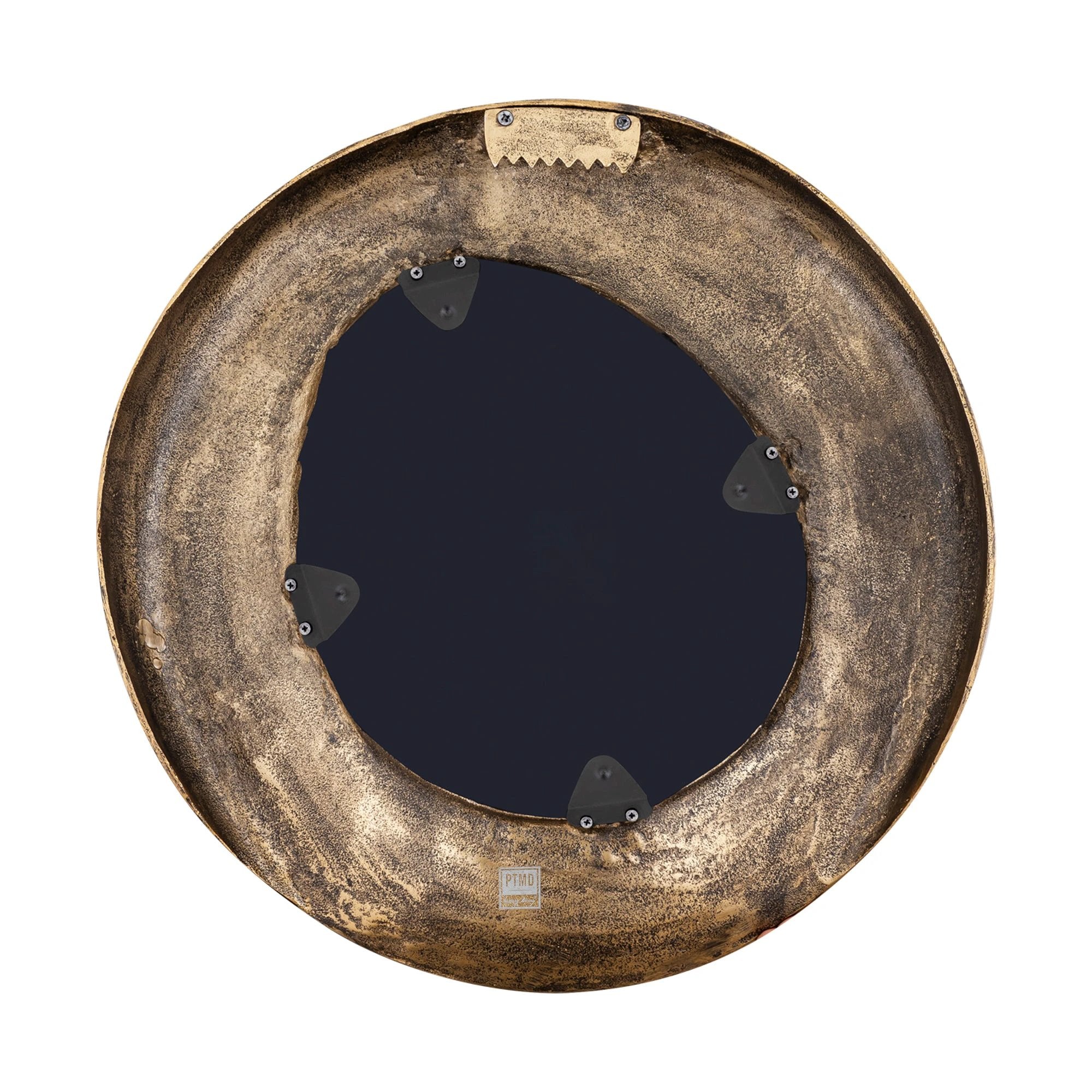 Spiegel Daweson gegoten messing-aluminium Ø60cm by PTMD