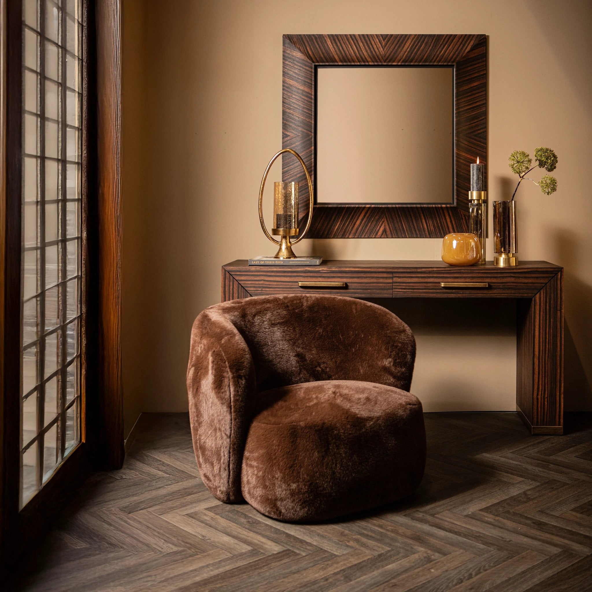 Tiess Wandtafel 2 Laden Bruin by PTMD