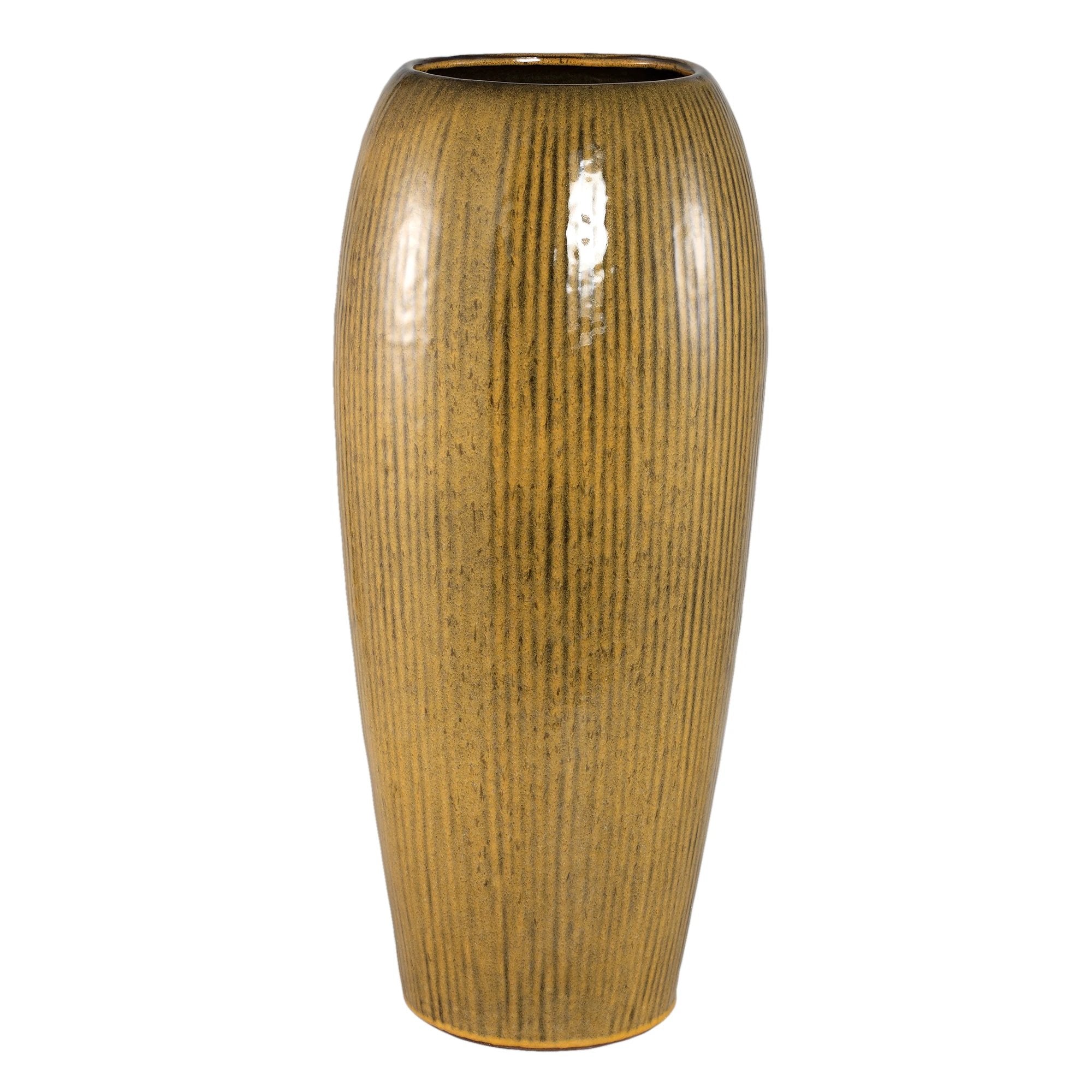 Tamica Donkerbruine Keramische Pot L by PTMD