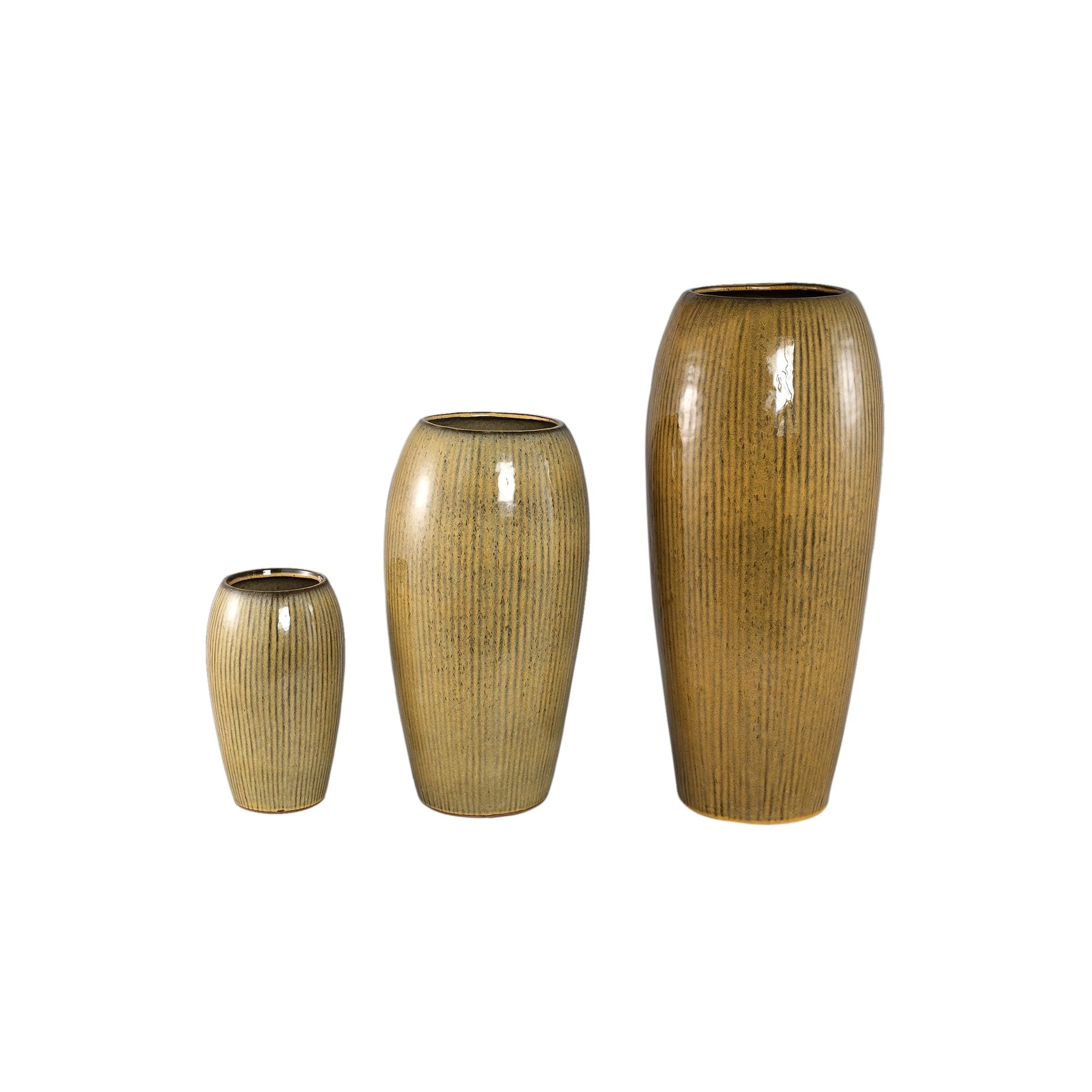 Tamica Donkerbruine Keramische Pot L by PTMD