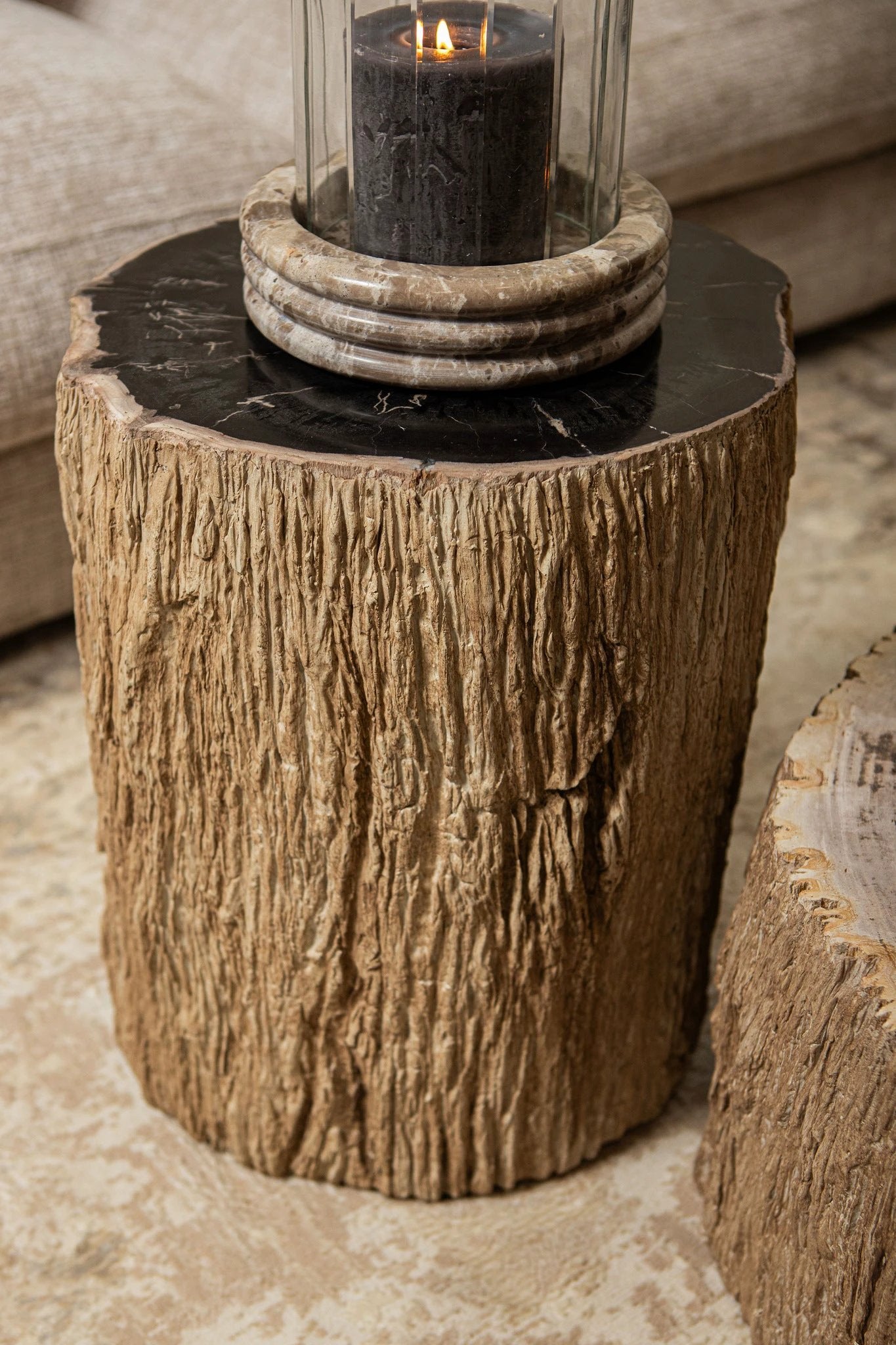 Kruk Taly naturel versteend hout en glasvezel by PTMD