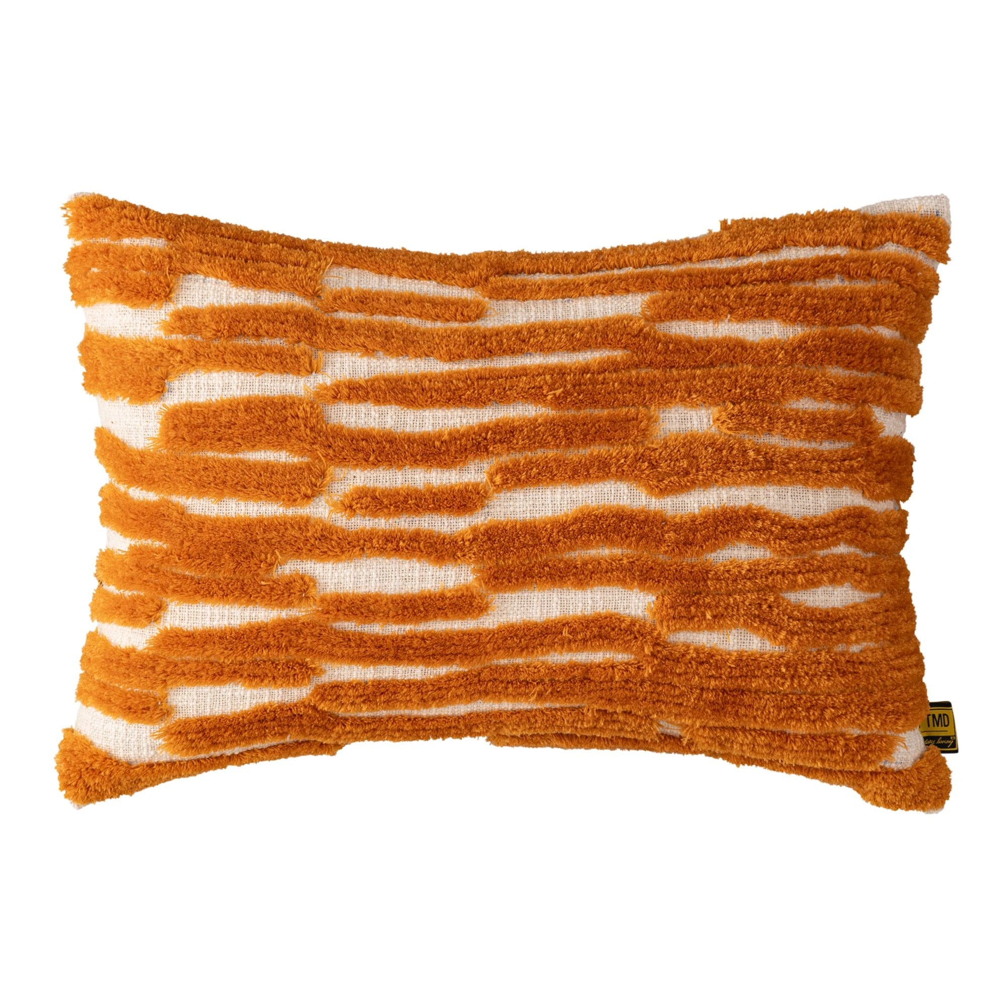 Kussen Genica oranje rechthoekig katoen by PTMD