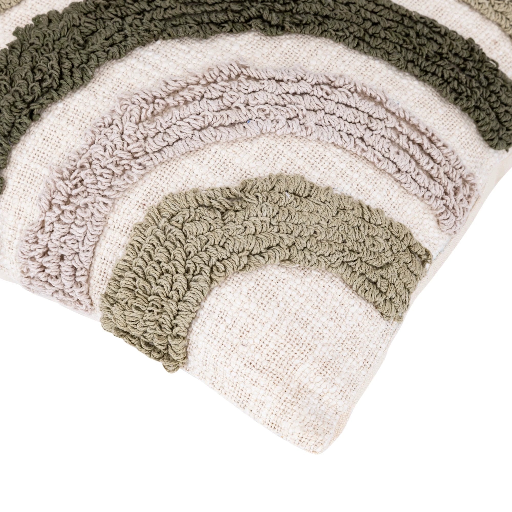 Kussen Ansen donkergroen vierkant katoen by PTMD