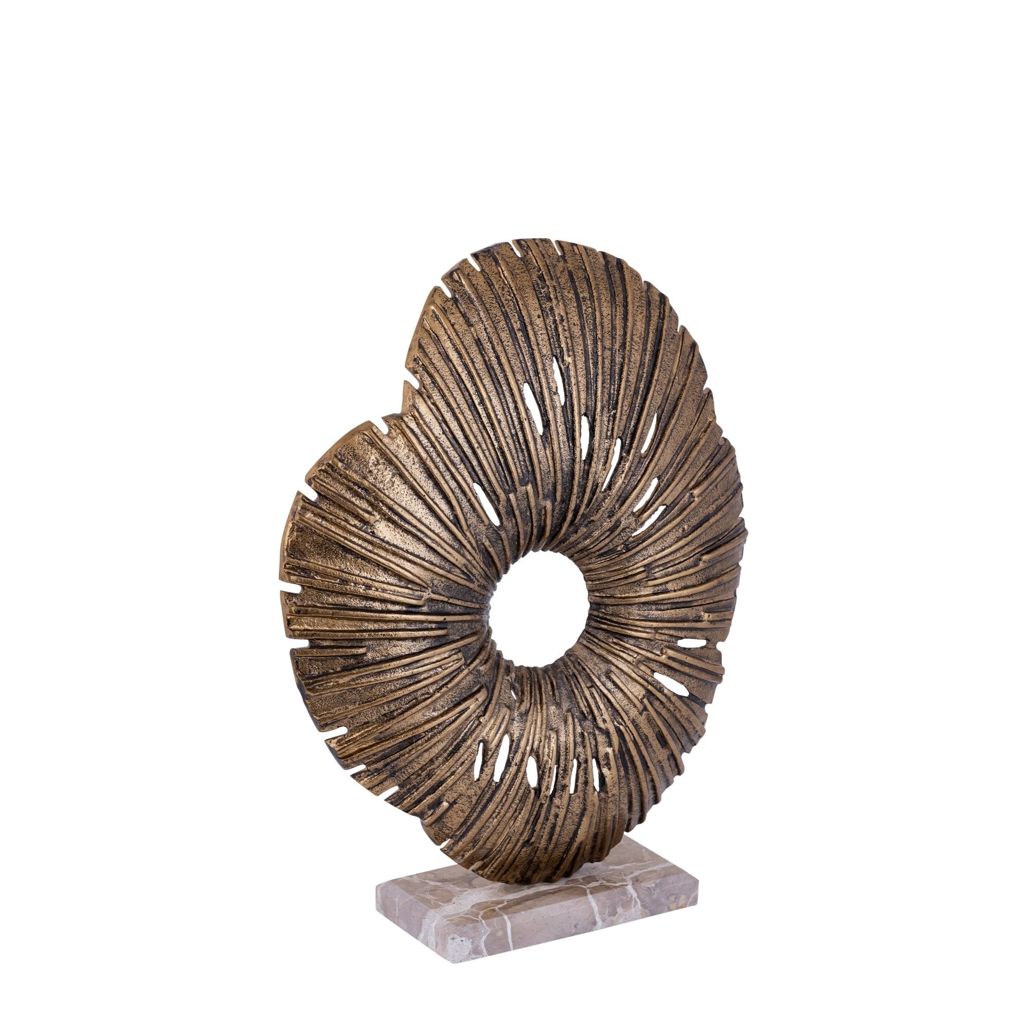 Vija Gold-Cast Aluminum Organic Open Statue S by PTMD