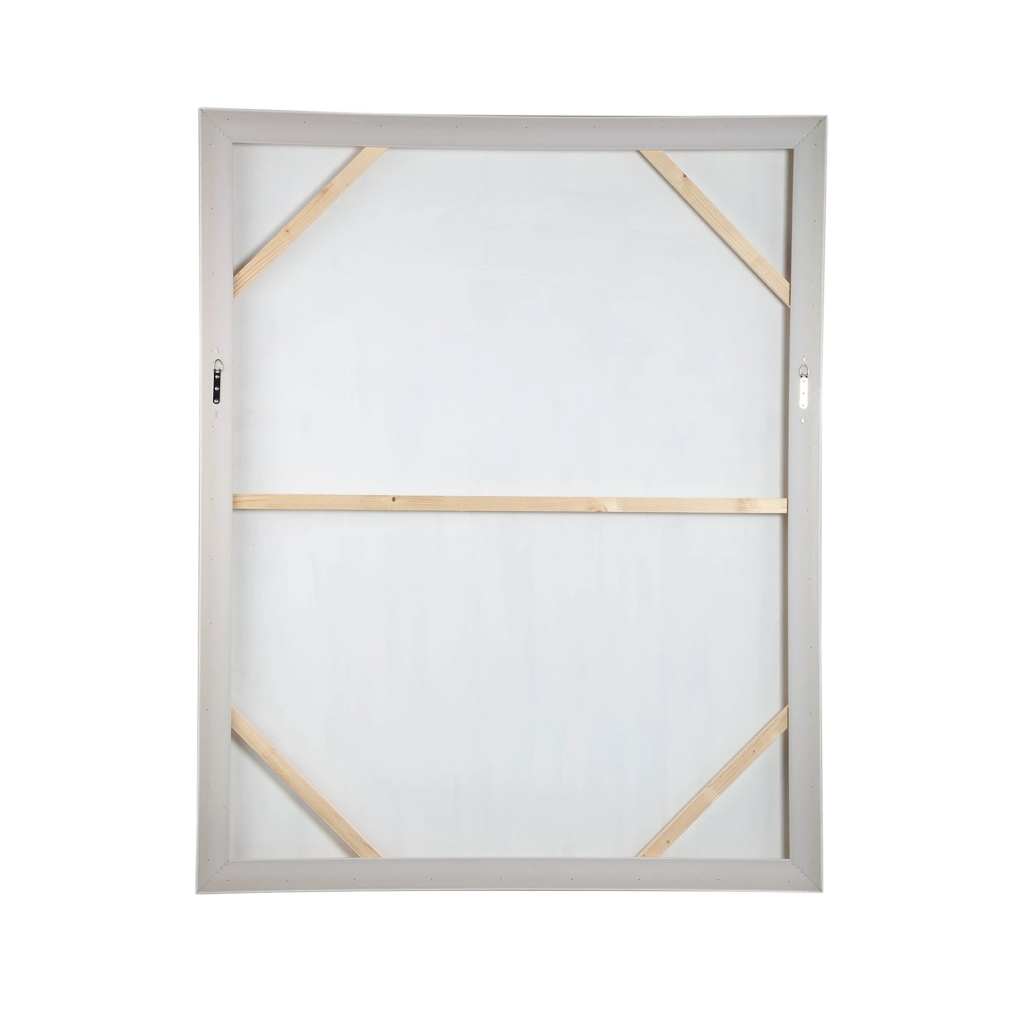 Olger beige abstract canvas-wandpaneel, ingelijst A by PTMD