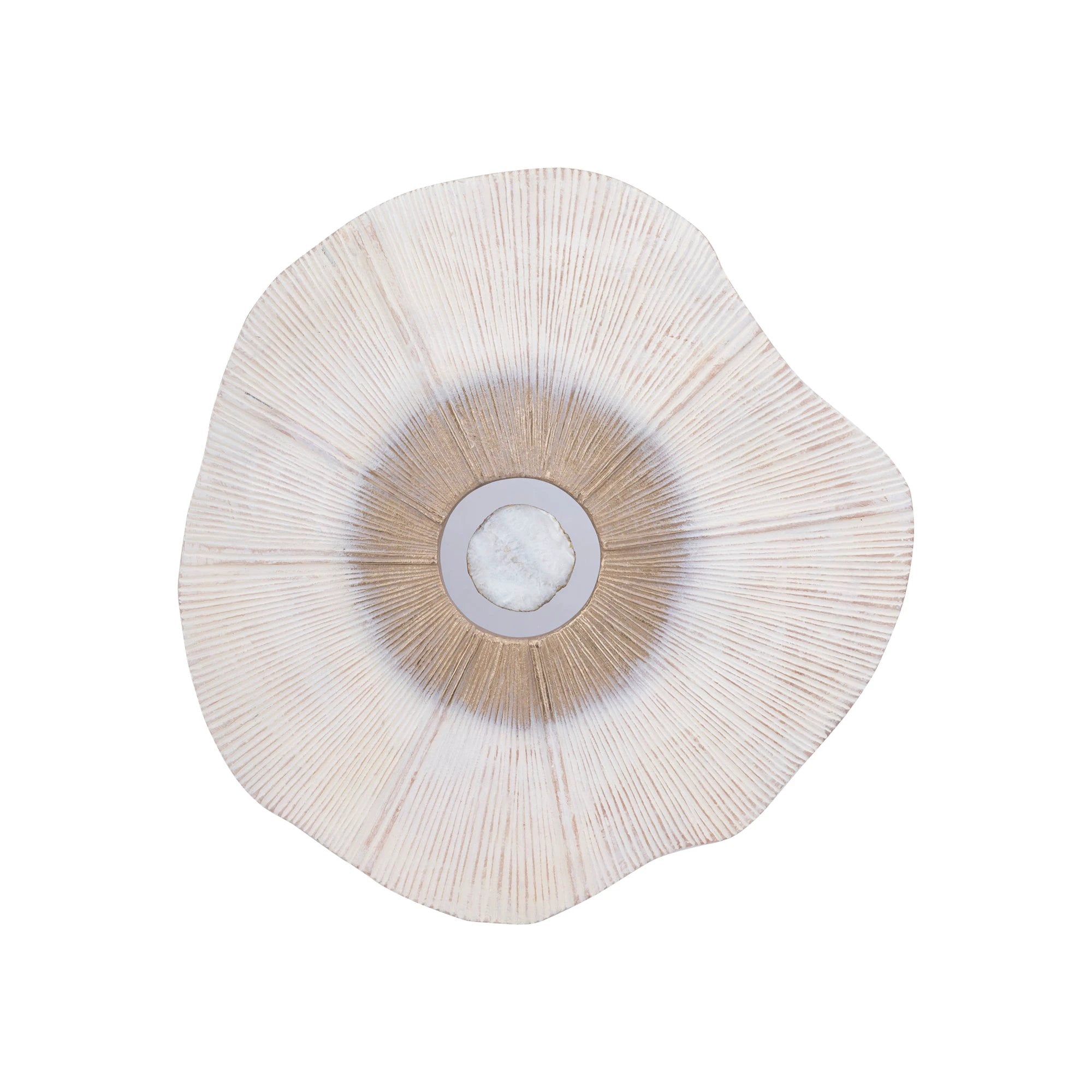 Rella Beige Gietaluminium Wandpaneel Middensteen S by PTMD