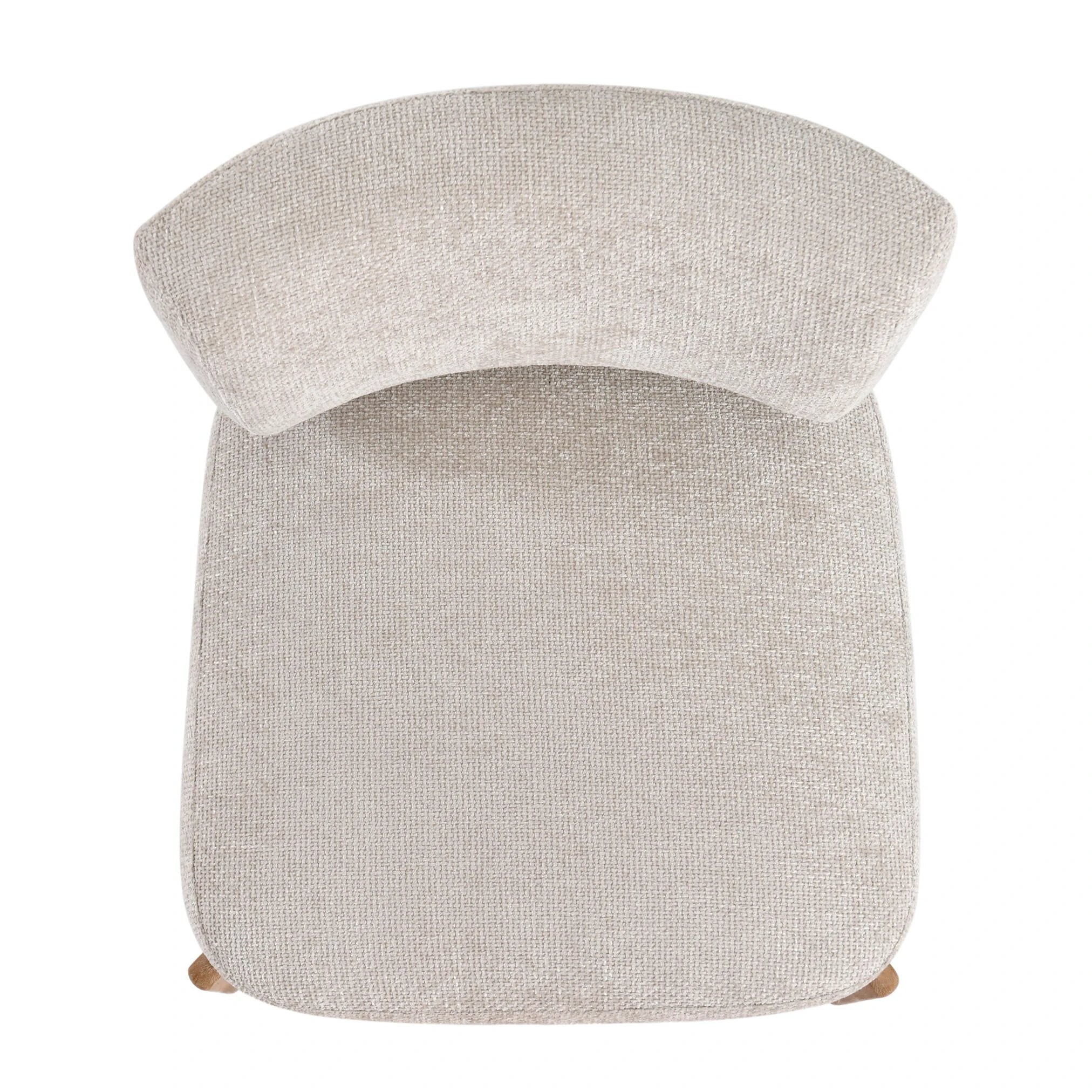 Fauteuil Vale Creme Dove Rubberhout by PTMD