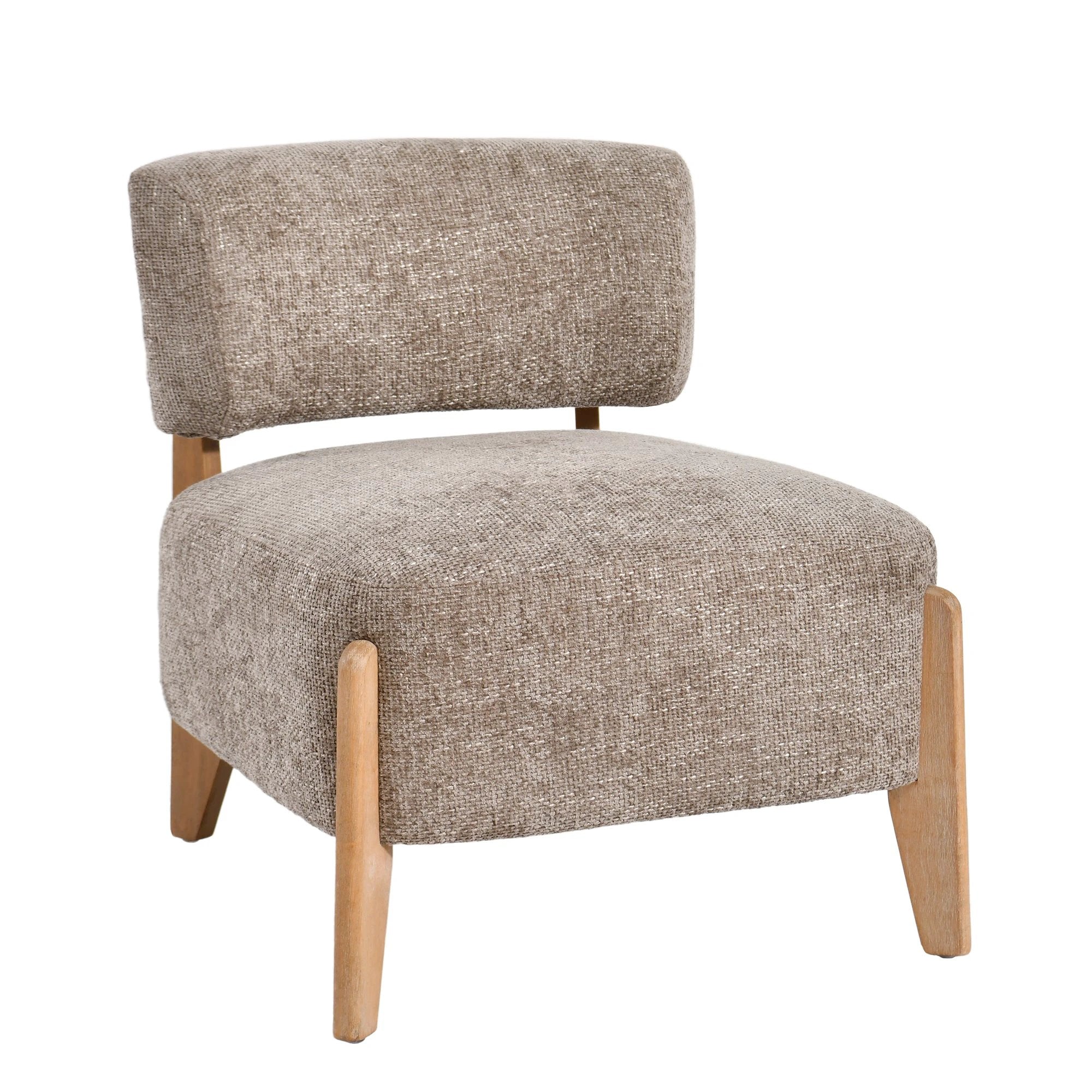Fauteuil Vale Taupe rubberhout by PTMD