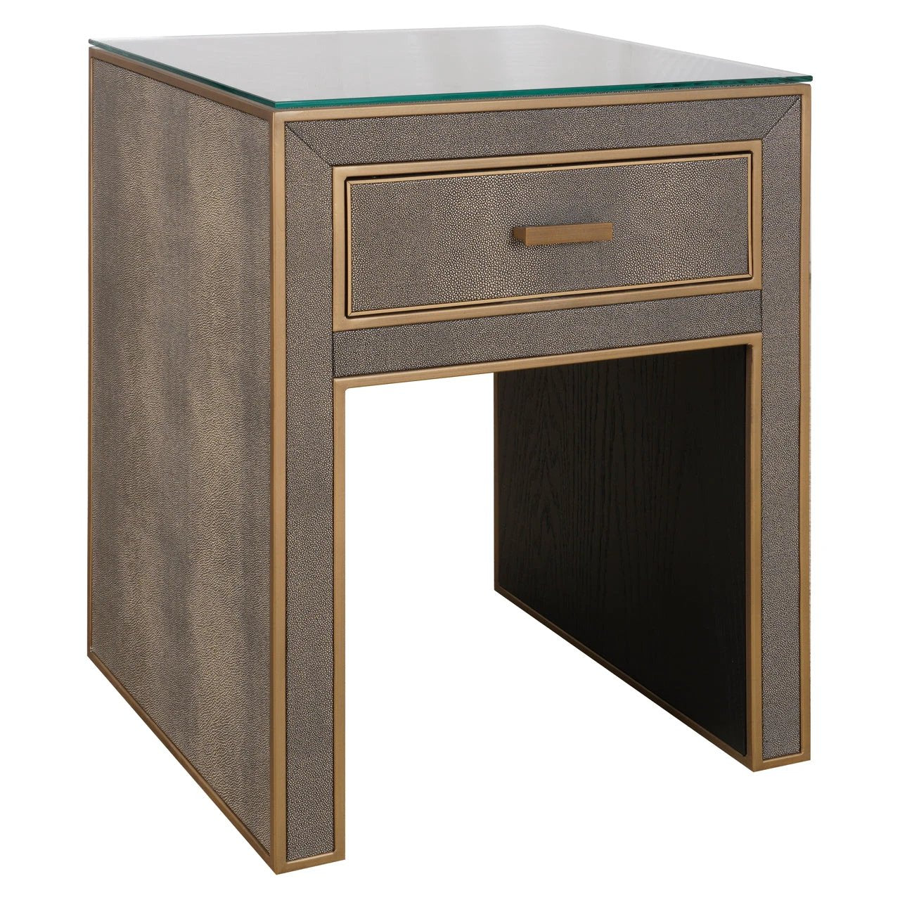 Nachtkastje Bloomville 1 Lade incl. glas (Bruin) by Richmond Interiors