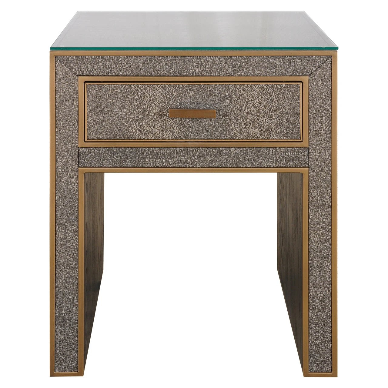 Nachtkastje Bloomville 1 Lade incl. glas (Bruin) by Richmond Interiors