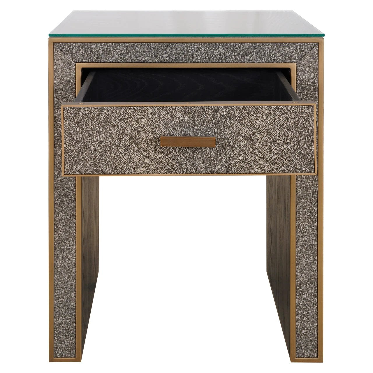 Nachtkastje Bloomville 1 Lade incl. glas (Bruin) by Richmond Interiors