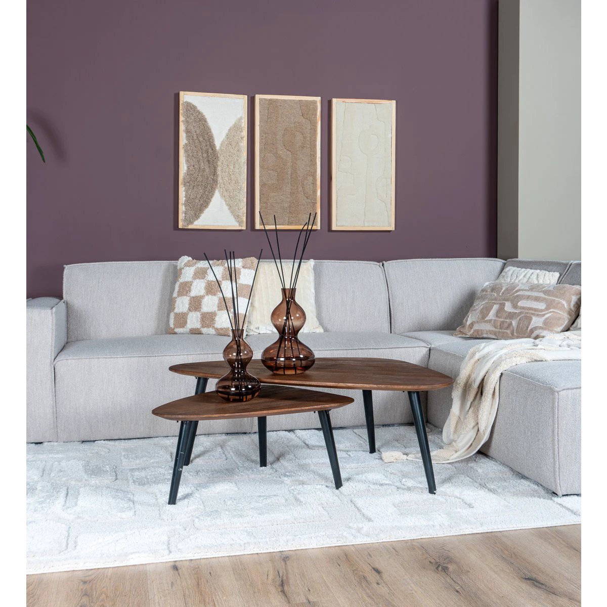 Vloerkleed Liana Creme 200 x 290 cm by Veer Carpets