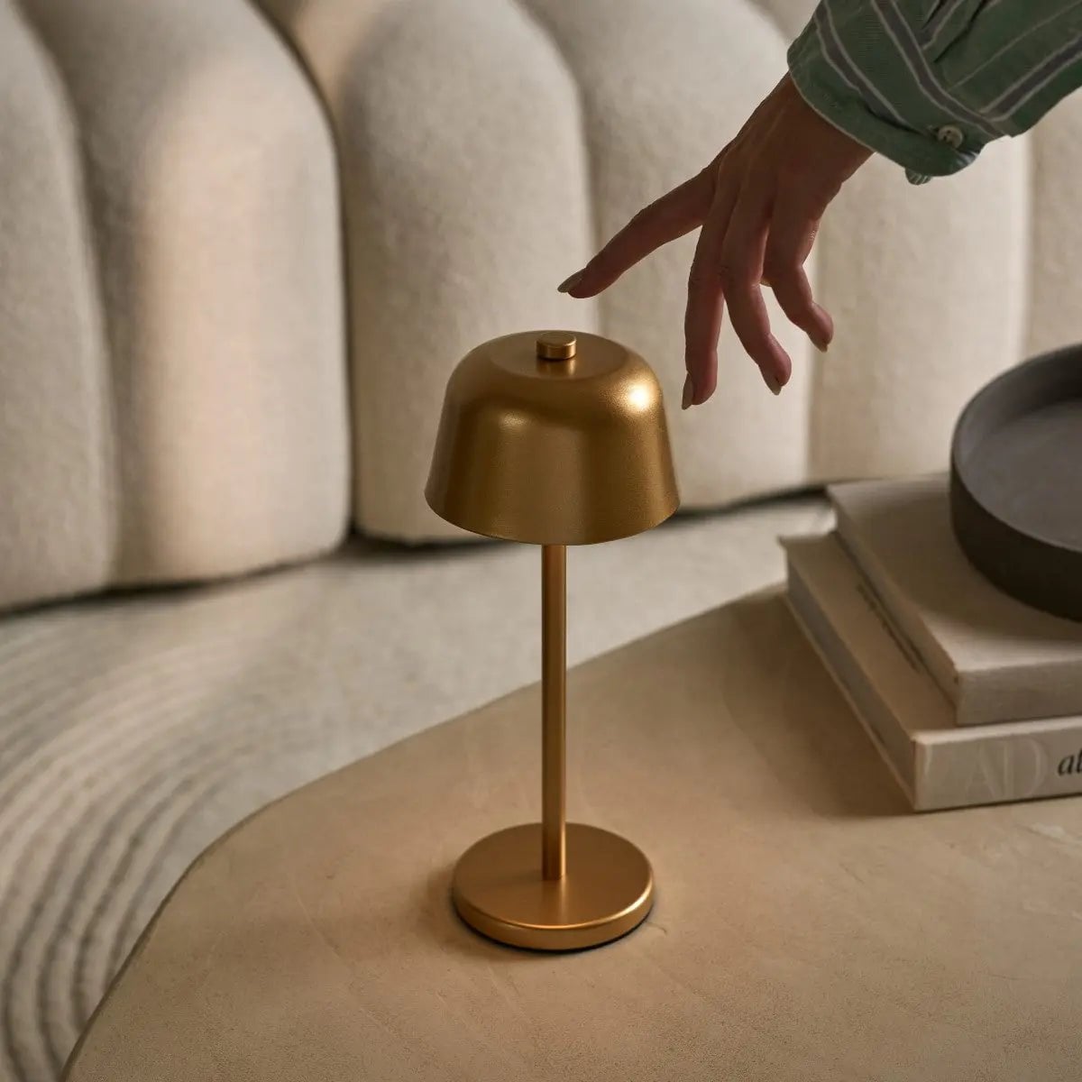 Tafellamp oplaadbaar Anton Goud