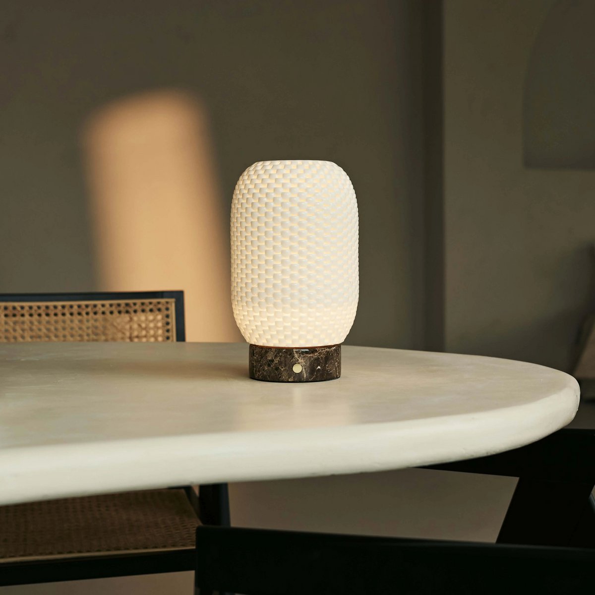Tafellamp oplaadbaar Aurora marmeren
