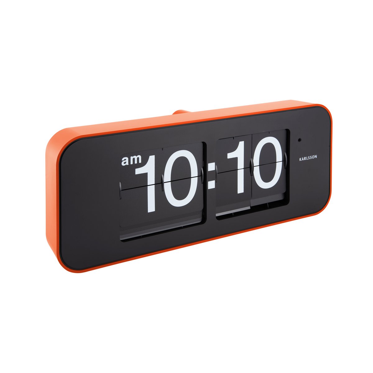 Wandklok Wide Flip Oranje