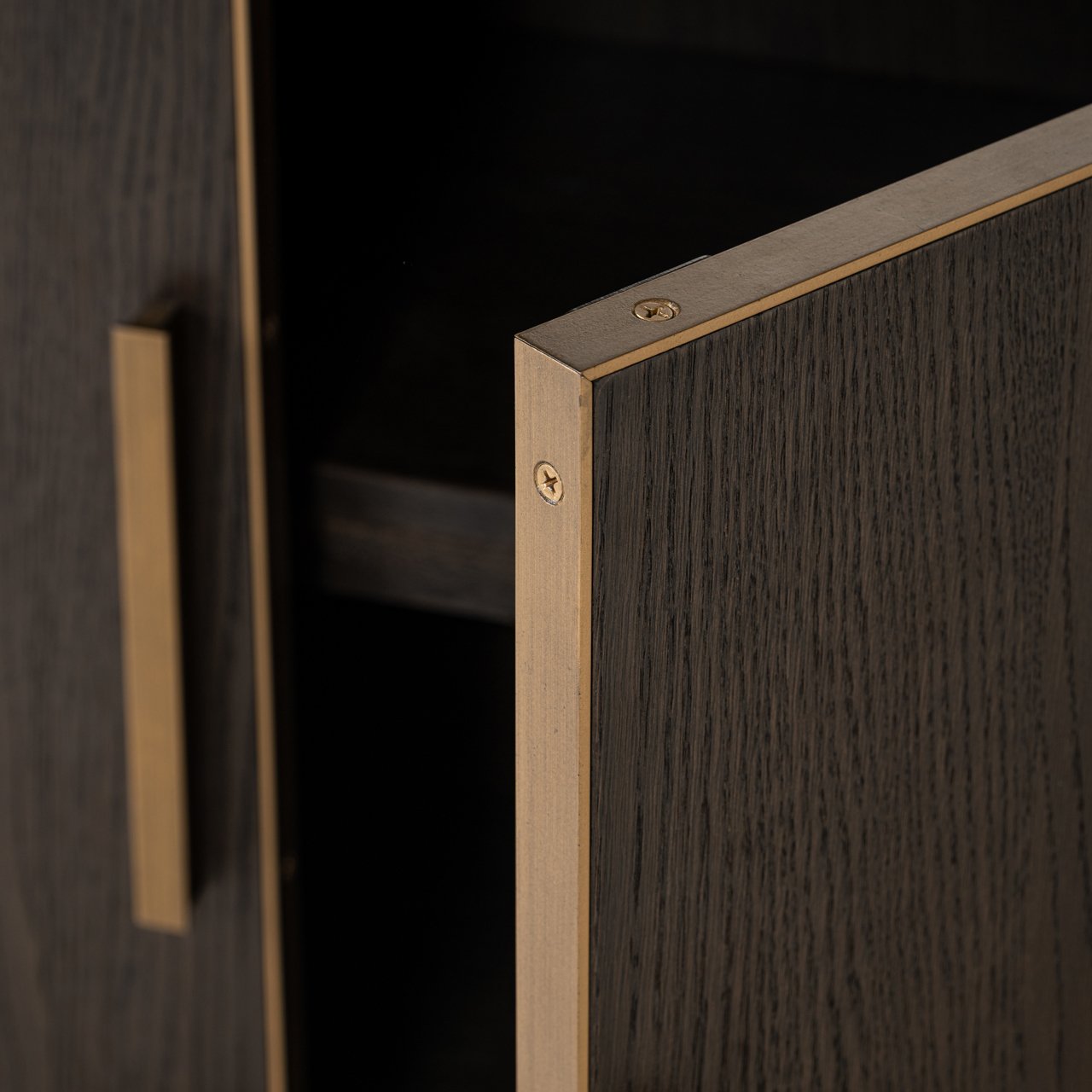 Wandkast Carter bruin groot 4-deurs