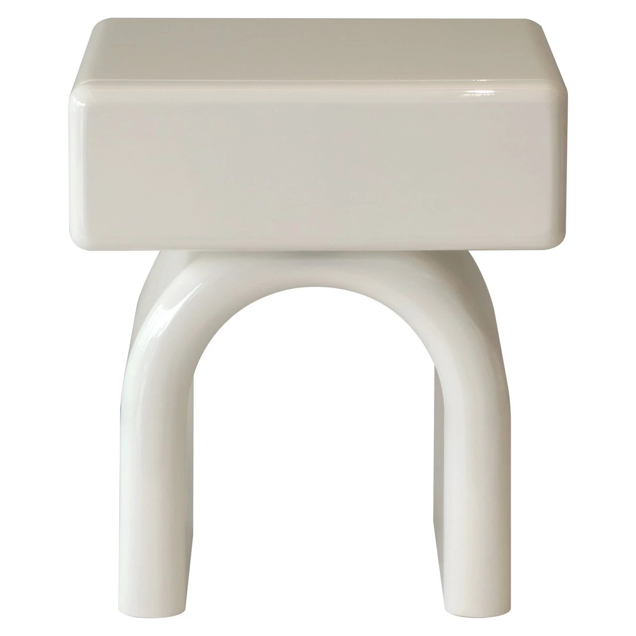 Bijzettafel/Nachtkastje Bennet kokosmelk 1-lade by Richmond Interiors