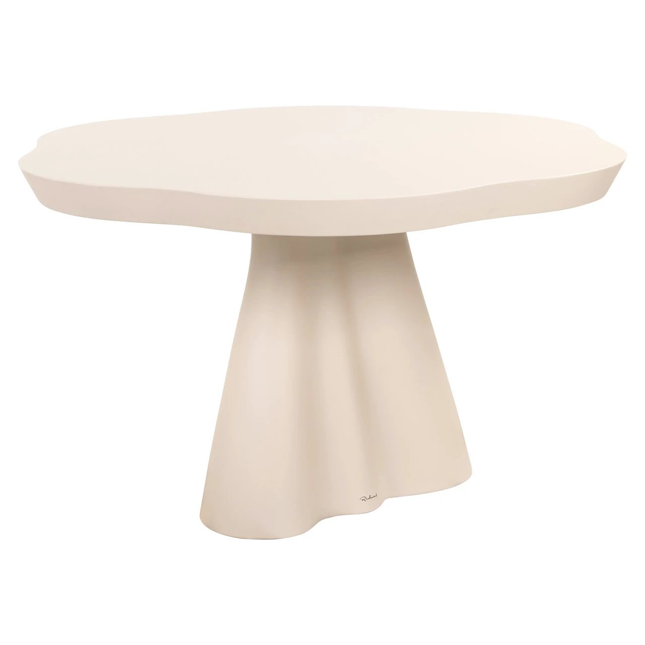 Buiten eettafel Urban Bloom zandsteen 140x140 by Richmond Interiors
