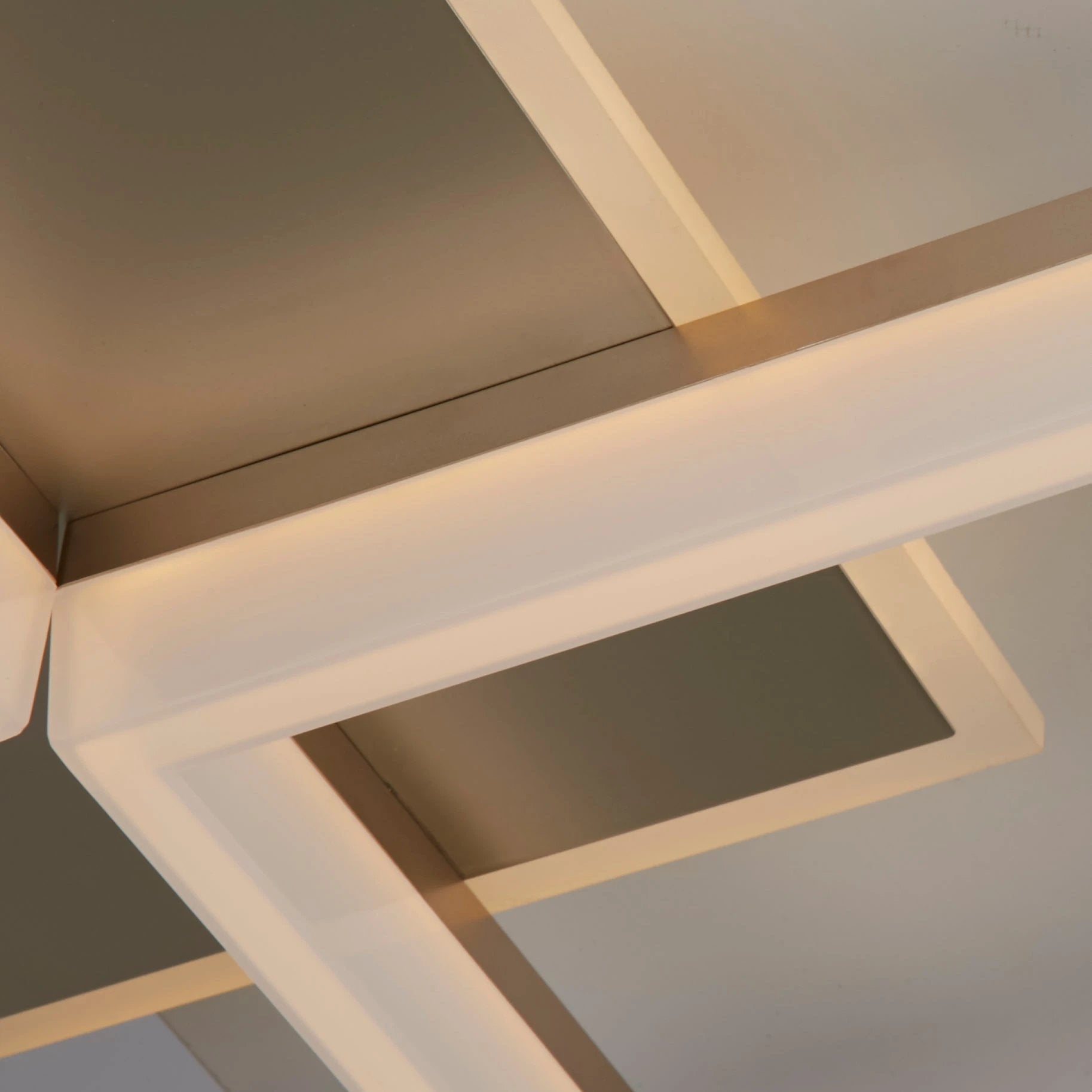 Plafondlamp Fence LED, Gold by Searchlight