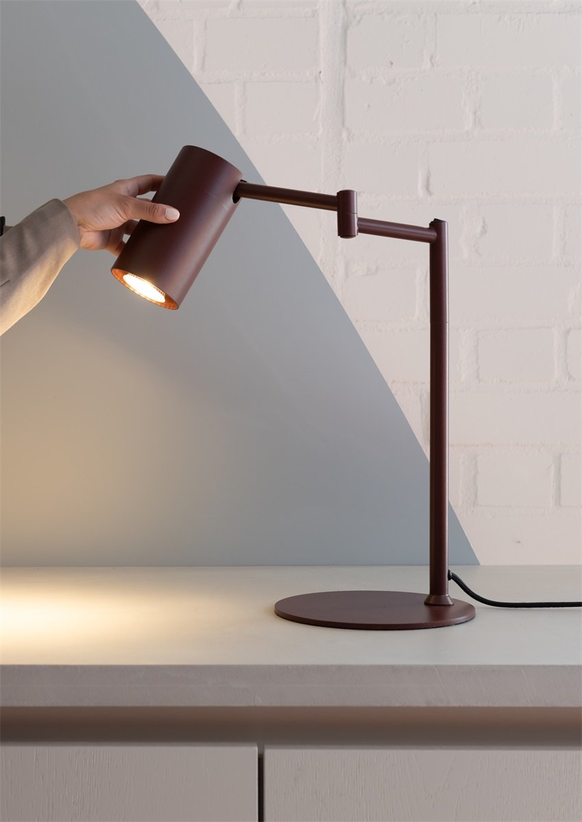 Tafellamp Bilbao, burgundy by it's about RoMi