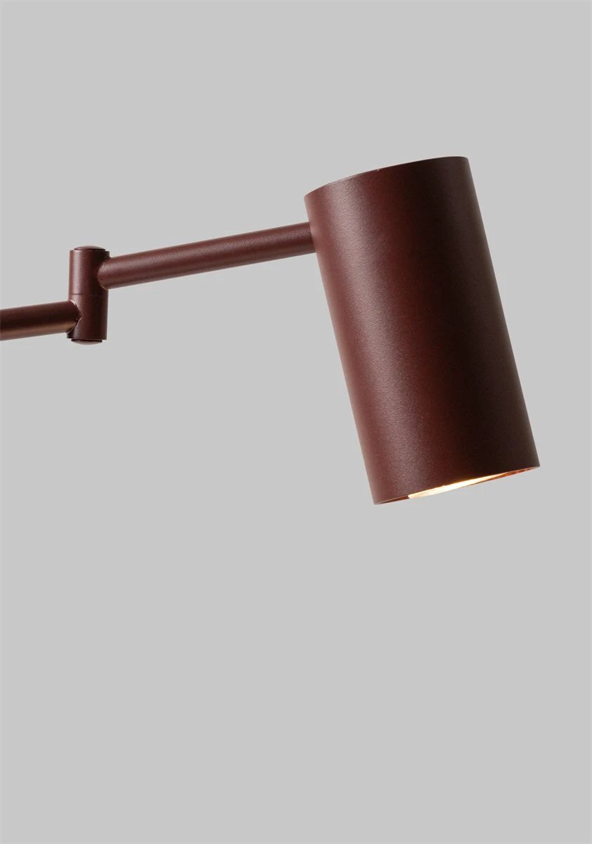 Wandlamp Bilbao, burgundy by it's about RoMi