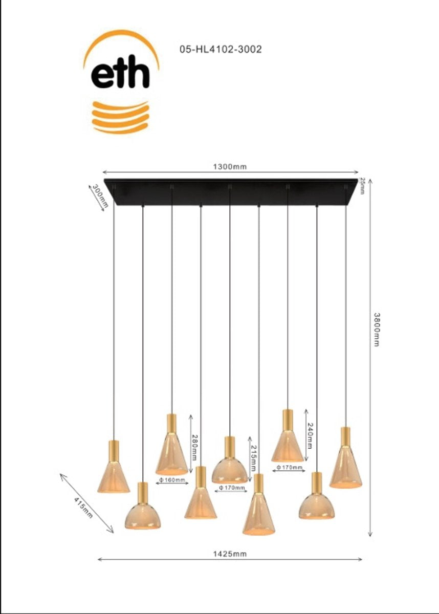 Hanglamp Lisa 9TL