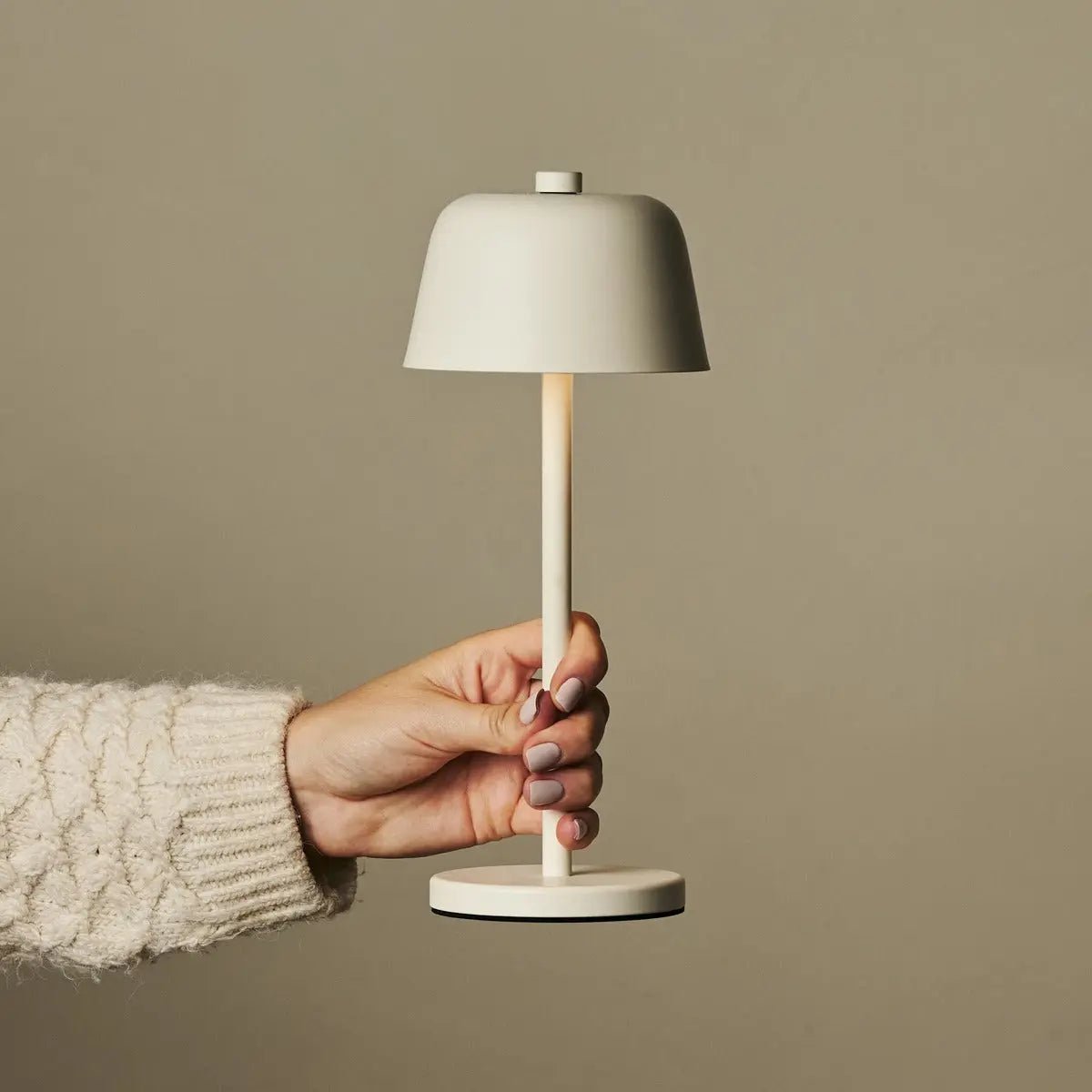 Tafellamp oplaadbaar Anton vanille