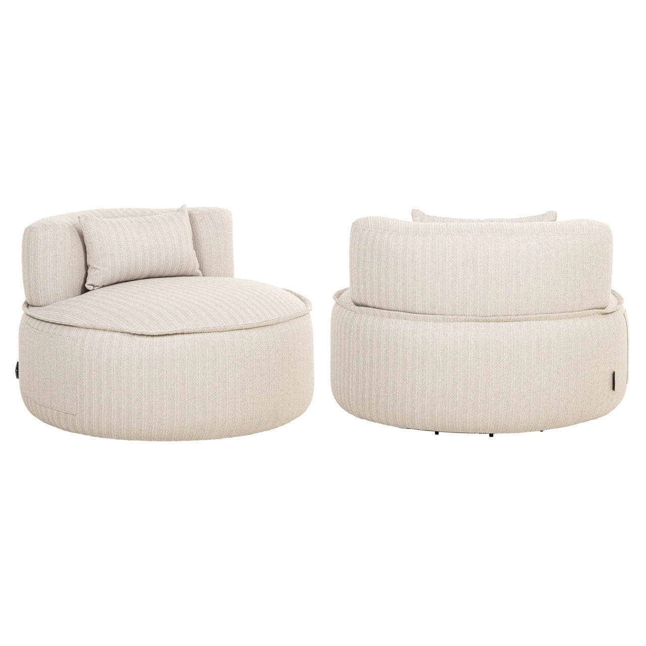 Buitenloungestoel Nammos beige draaibaar by Richmond Interiors