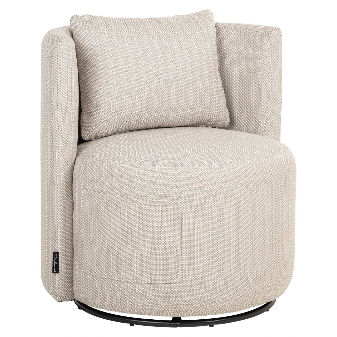 Eetkamerstoel Marlin beige voor buiten, draaibaar by Richmond Interiors