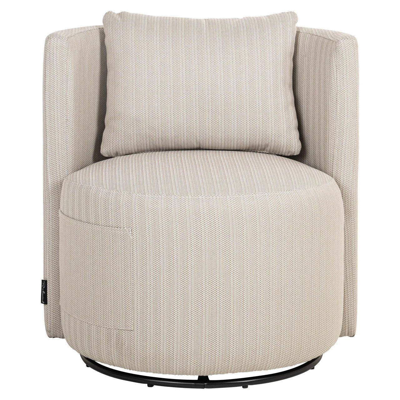 Eetkamerstoel Marlin beige voor buiten, draaibaar by Richmond Interiors