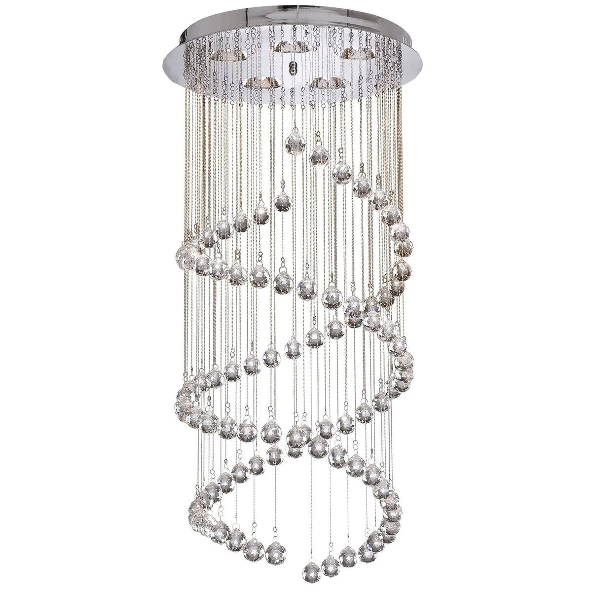 Hanglamp Hallway 5-lichts - Chrome by Searchlight
