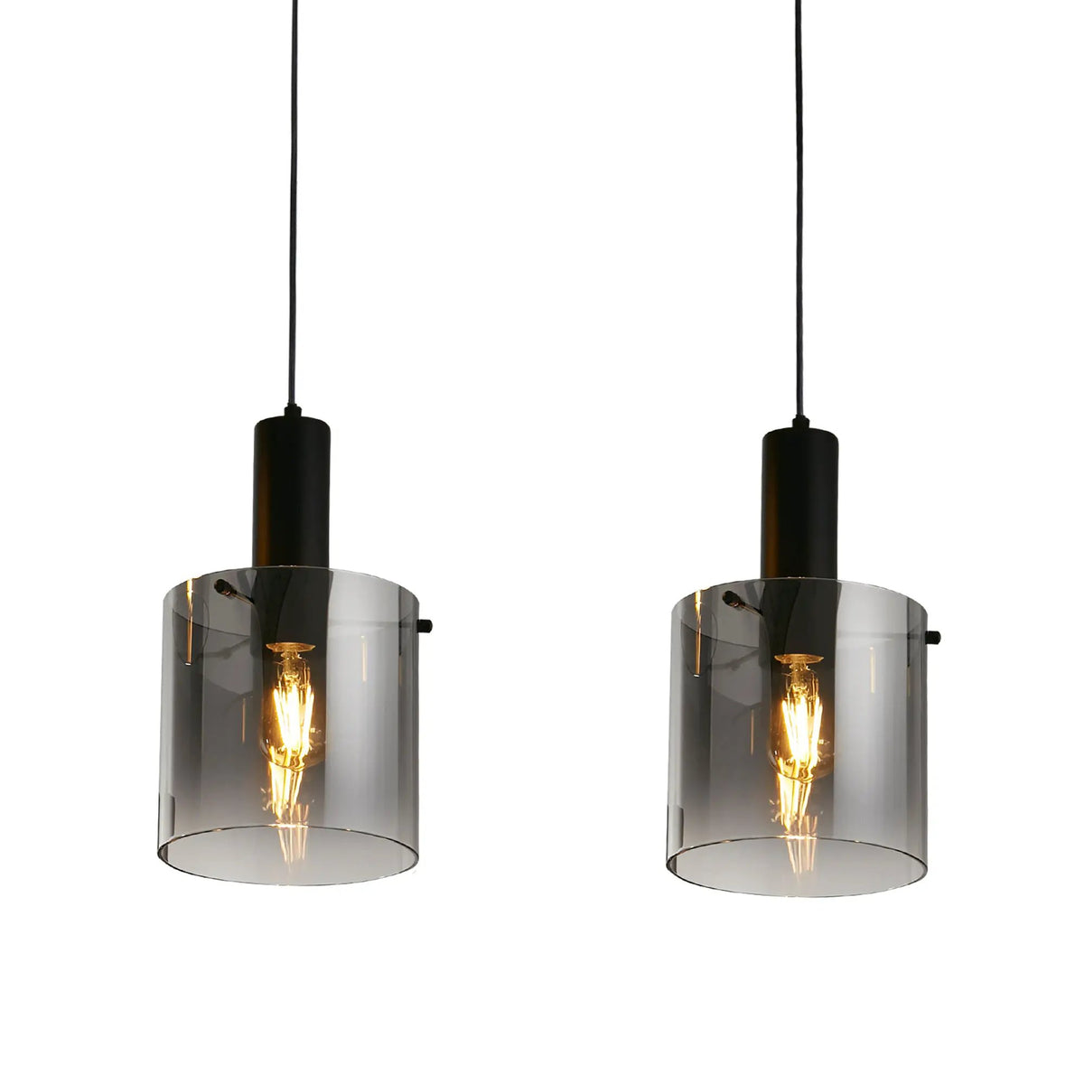 Hanglamp Sweden 3-lichts - Black by Searchlight