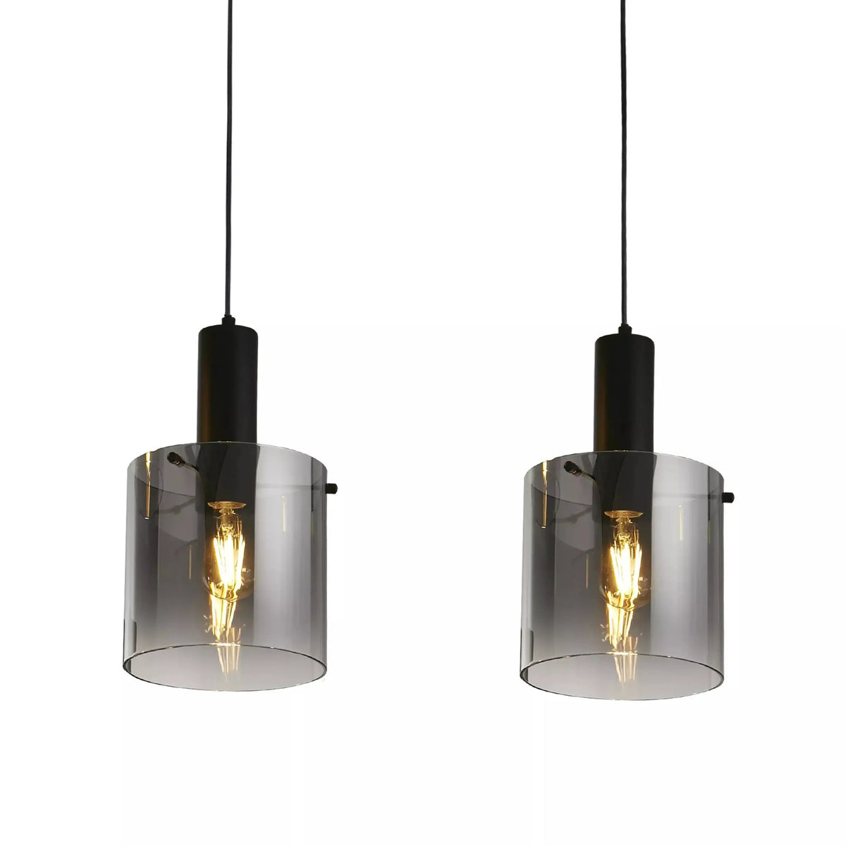 Hanglamp Sweden 3-lichts - Black by Searchlight