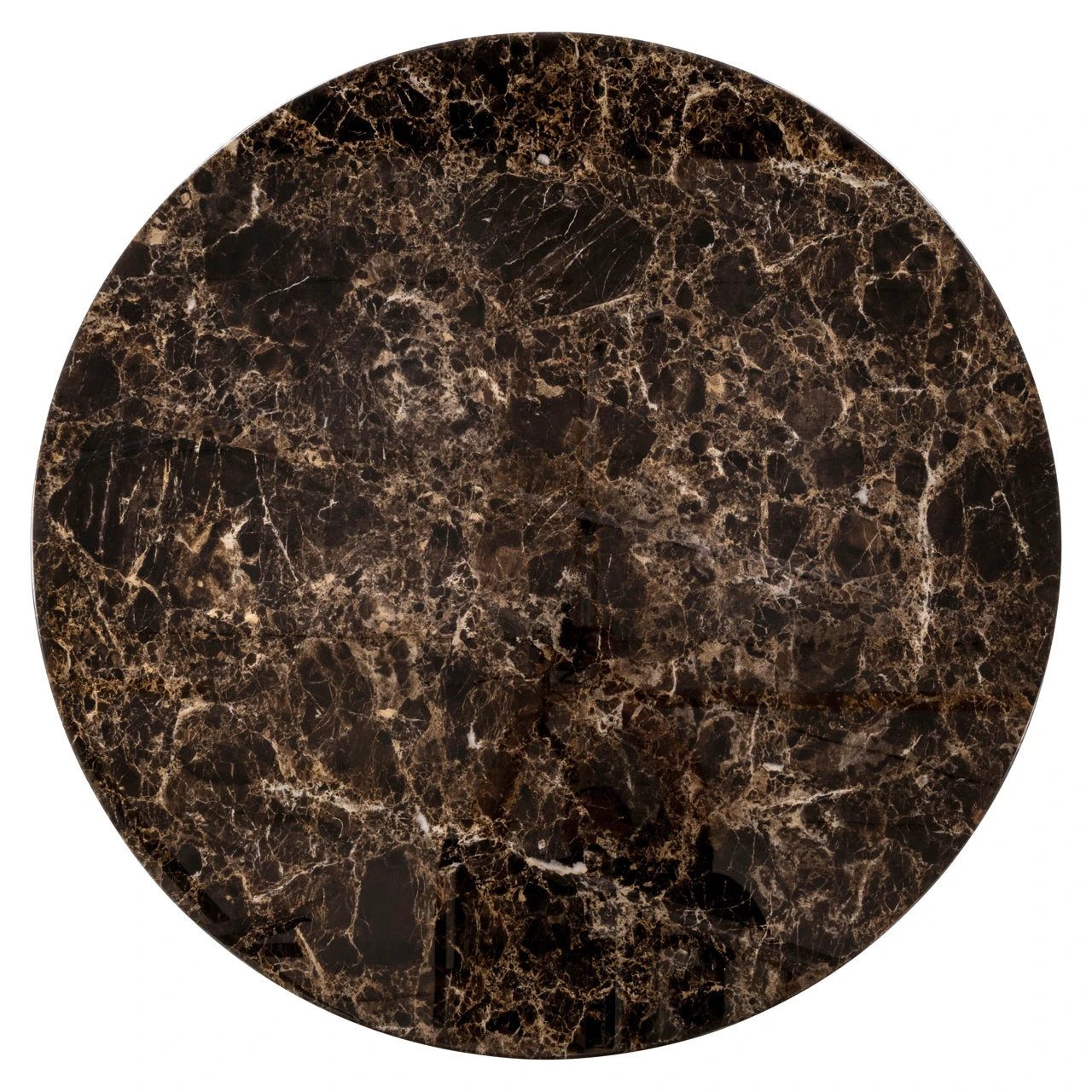 Eettafel Almundi chocoladebruin Ø 120 by Richmond Interiors