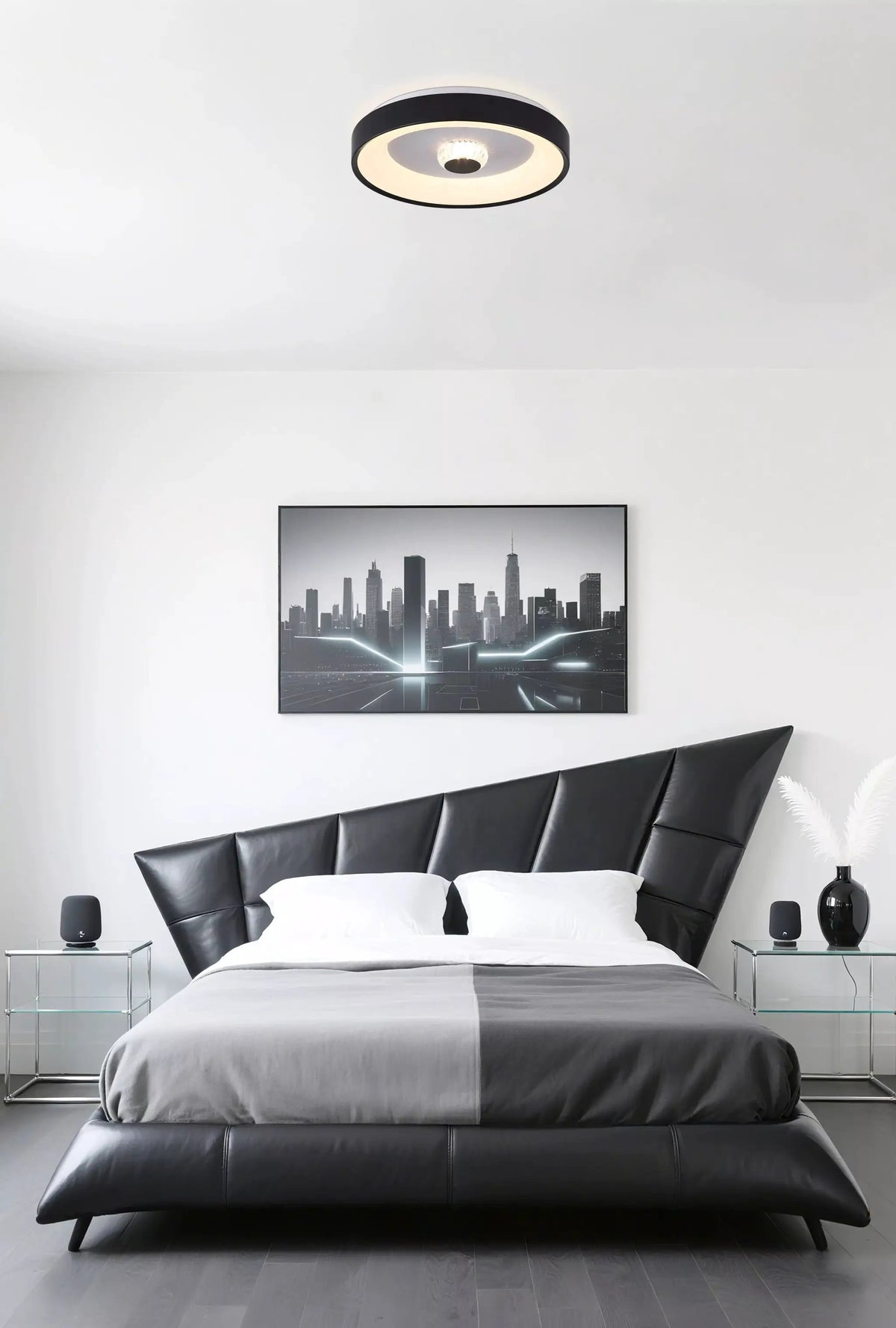 Plafondlamp Polka - Black by Searchlight