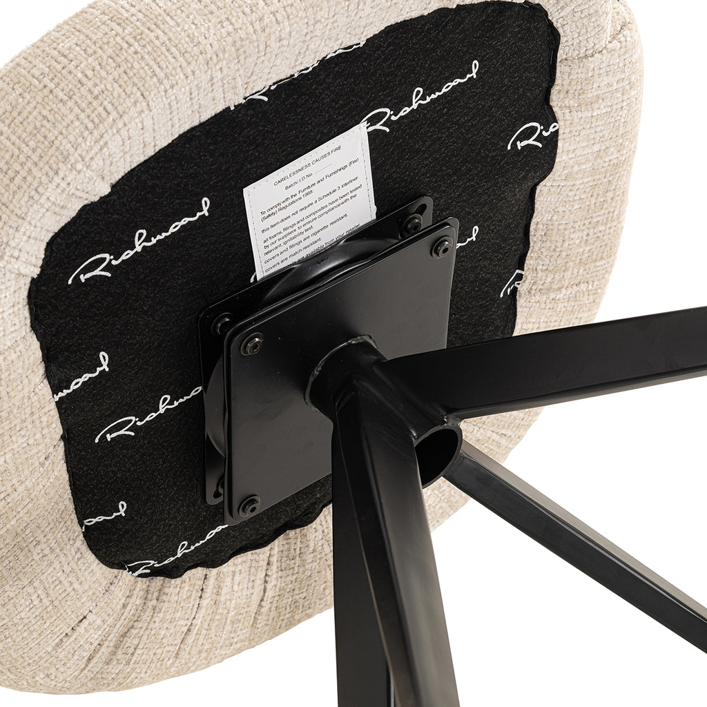 Stoel Serenity Beige - draaipoot - depauwwonen